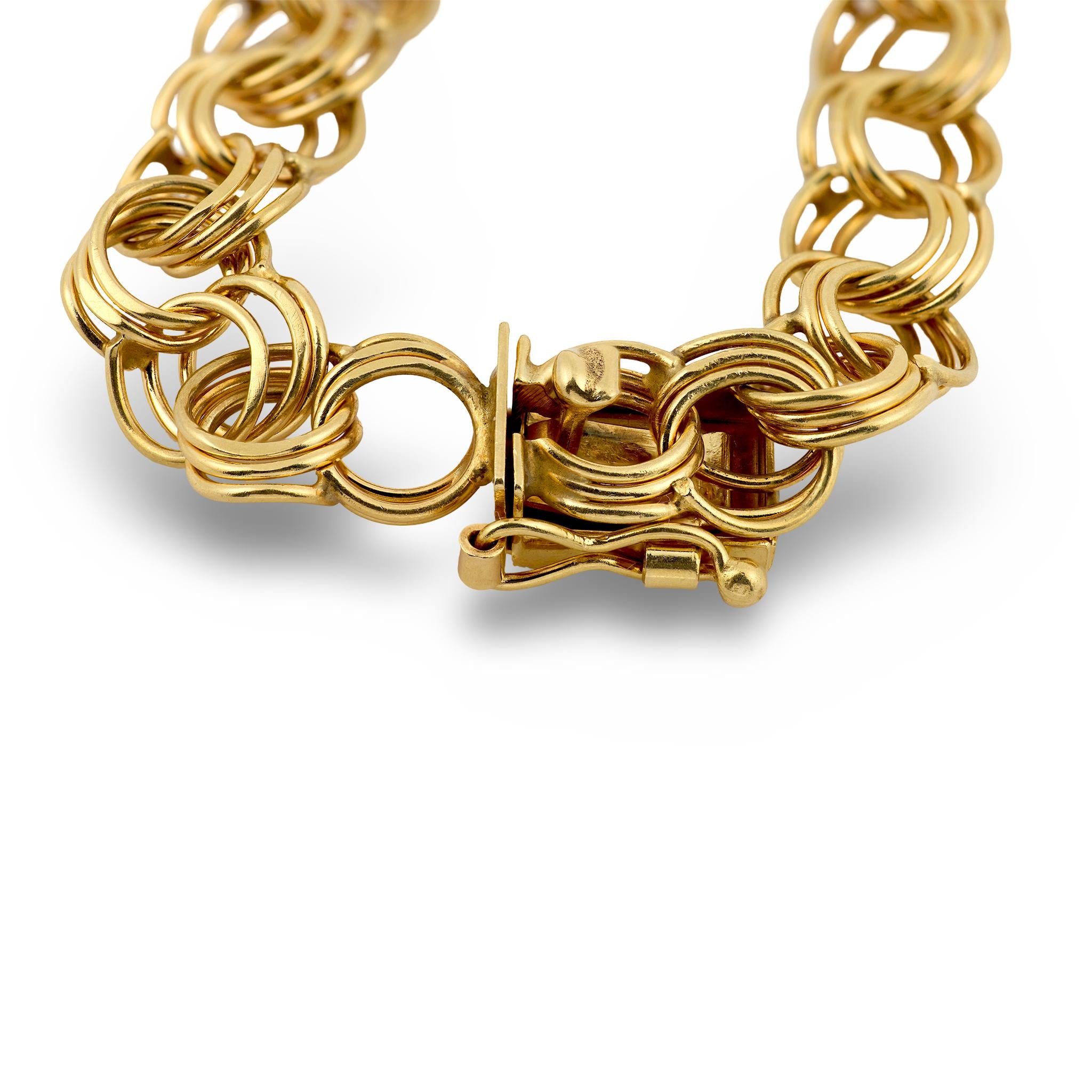 Retro 14k Link Bracelet