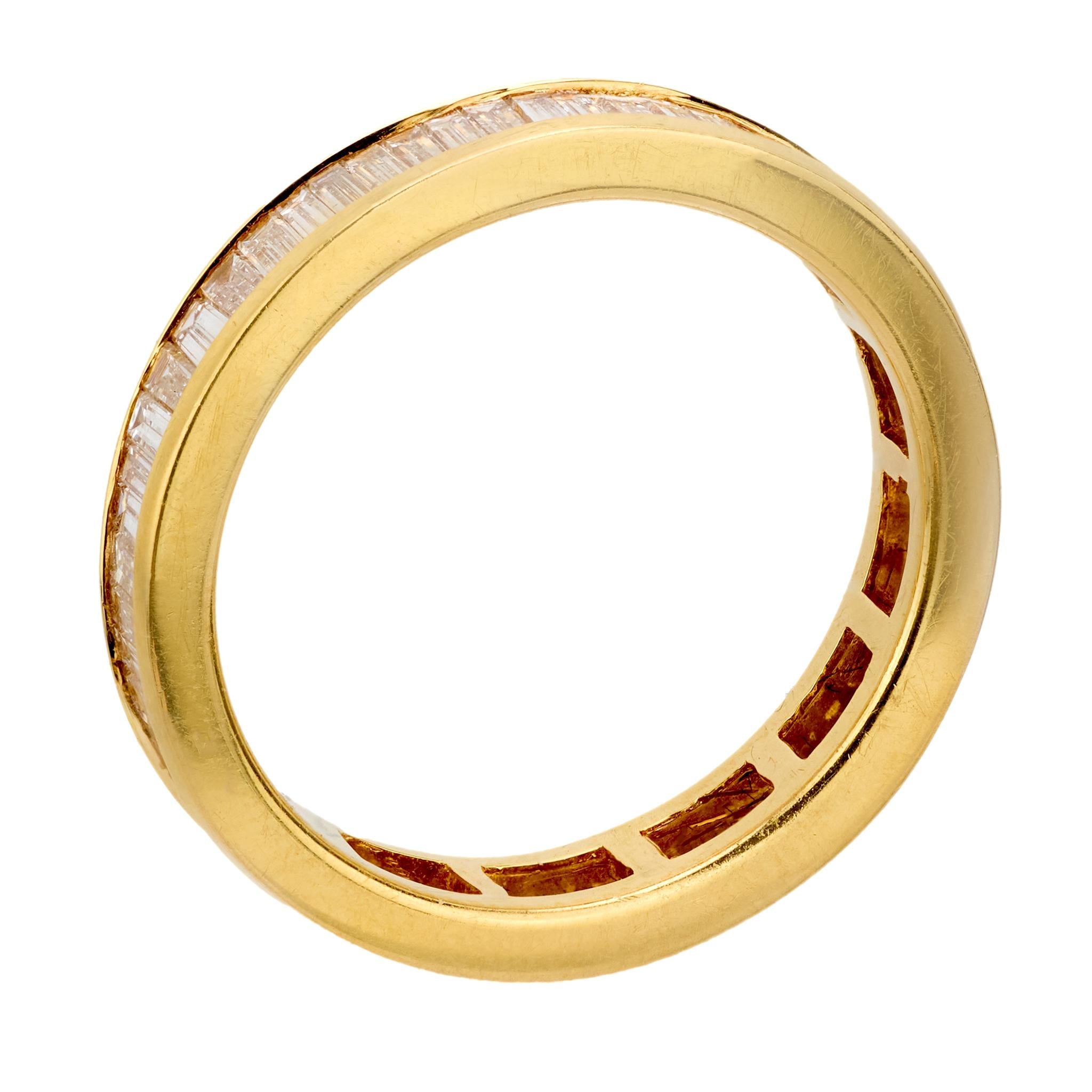 Estate 14k Diamond Eternity Band