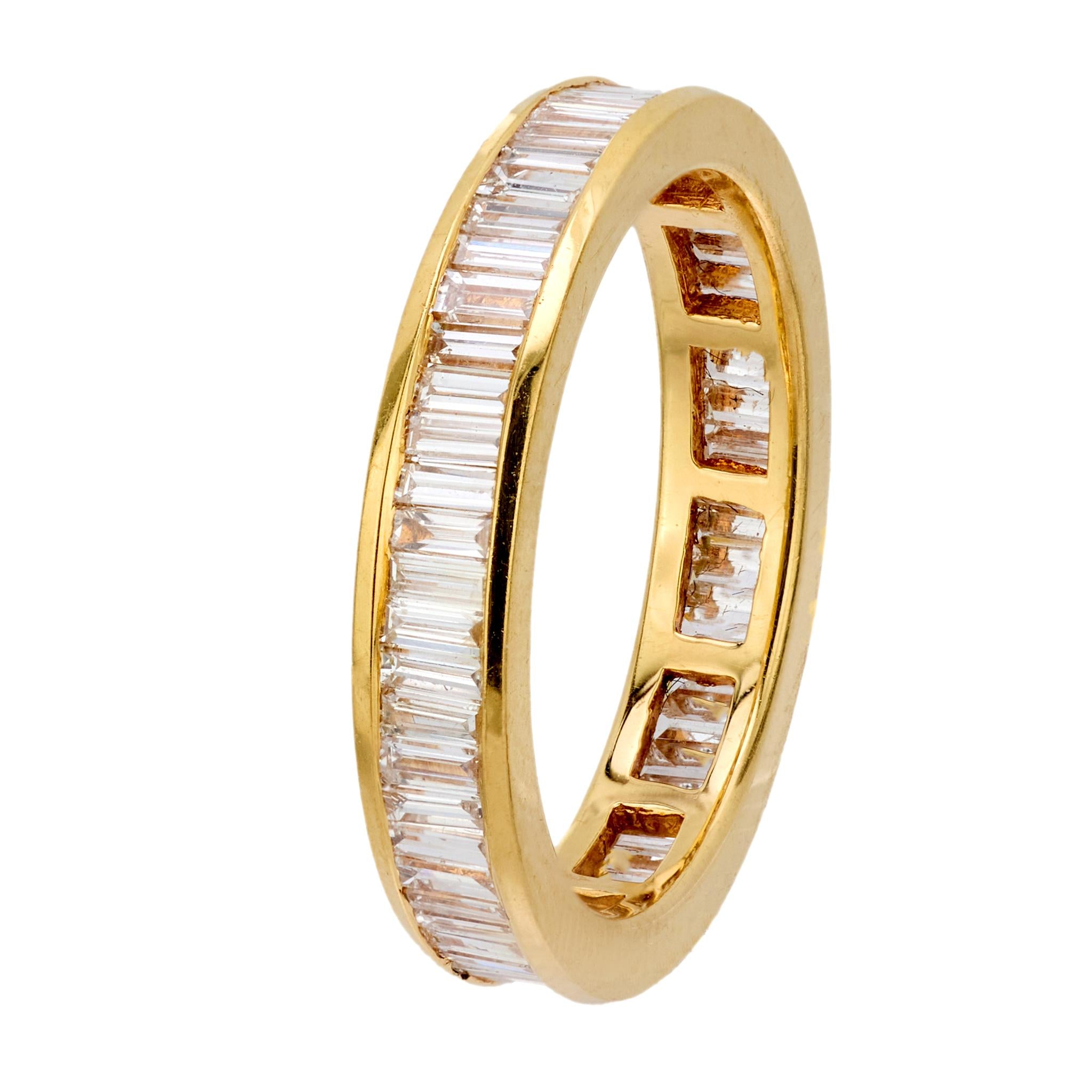 Estate 14k Diamond Eternity Band