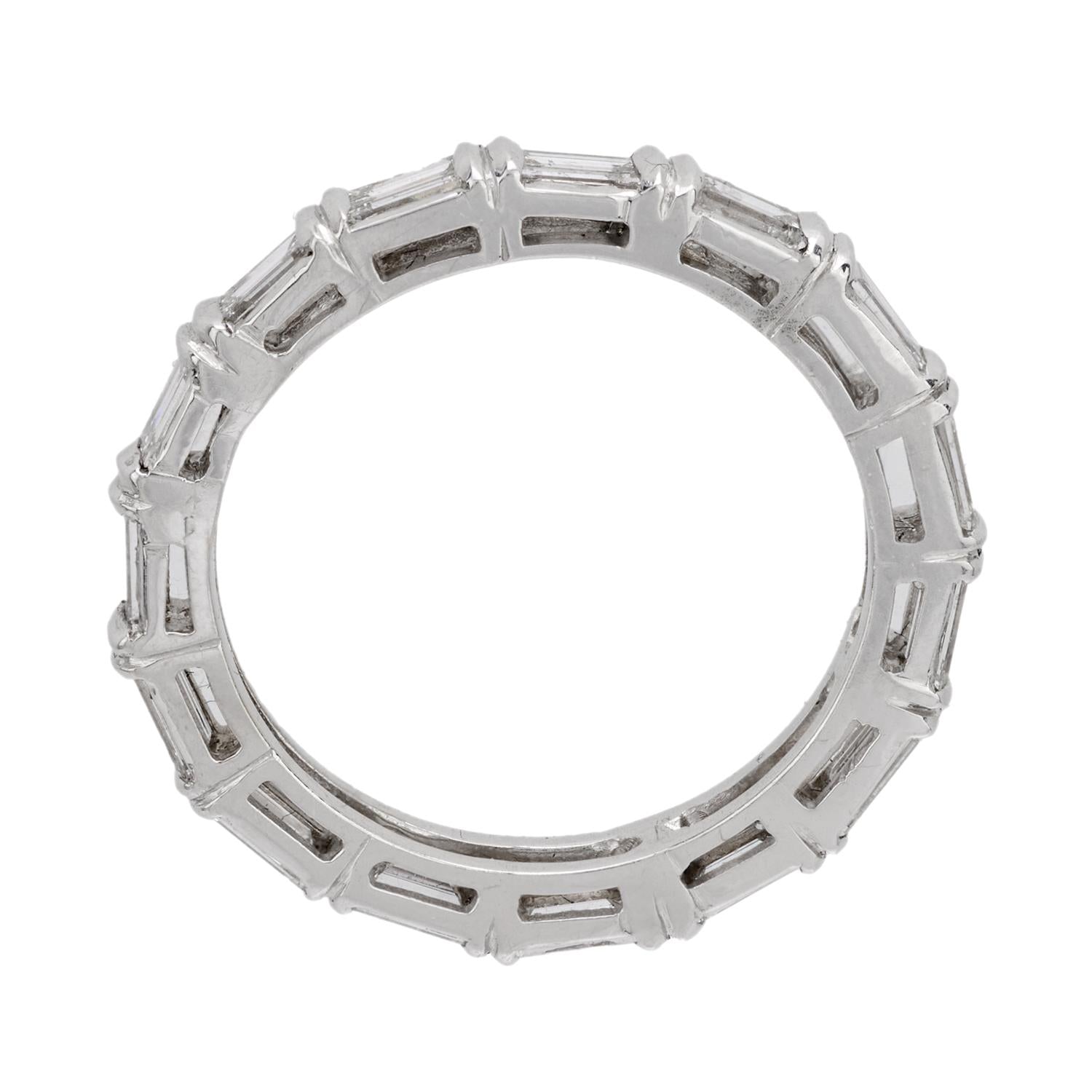 Estate 18k Diamond Eternity Band