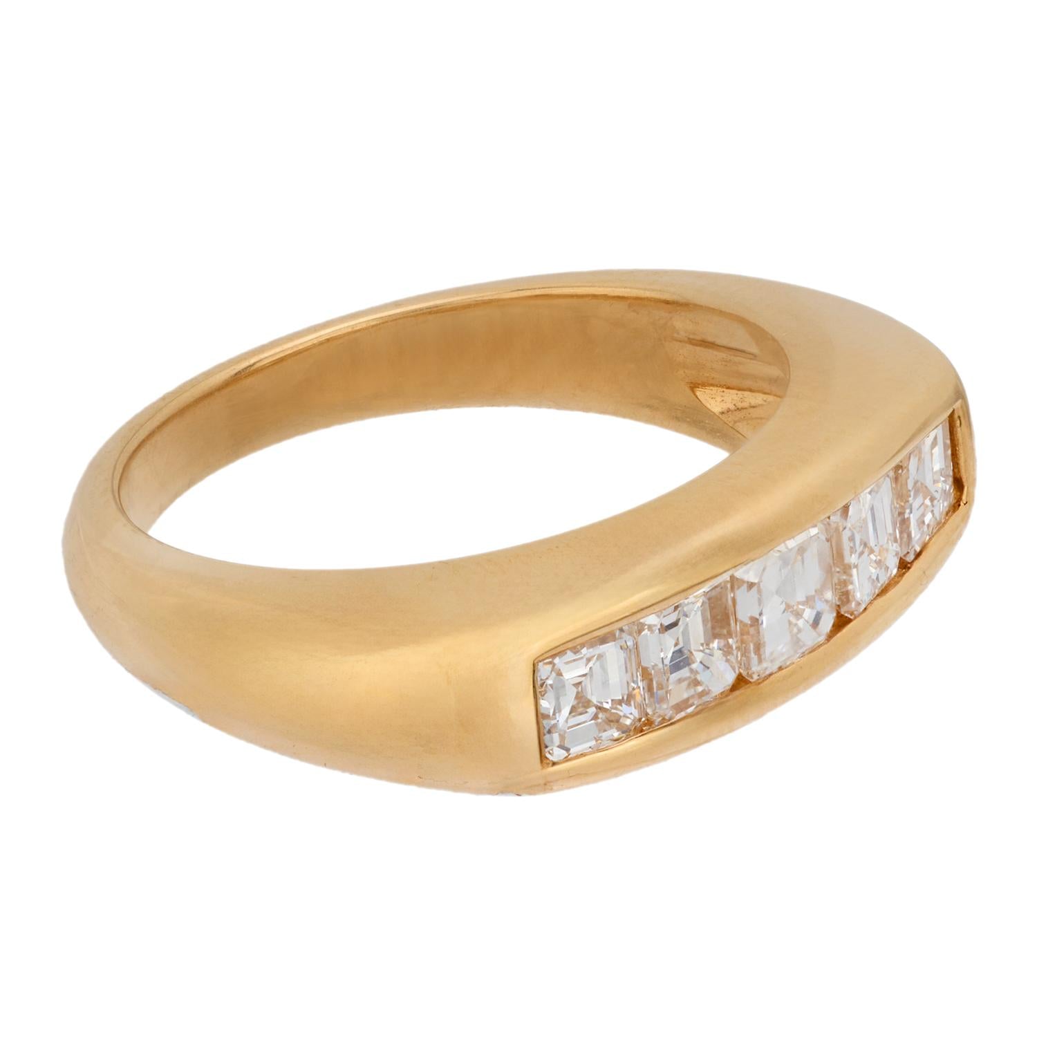 Estate 18k Diamond Five-Stone Ring