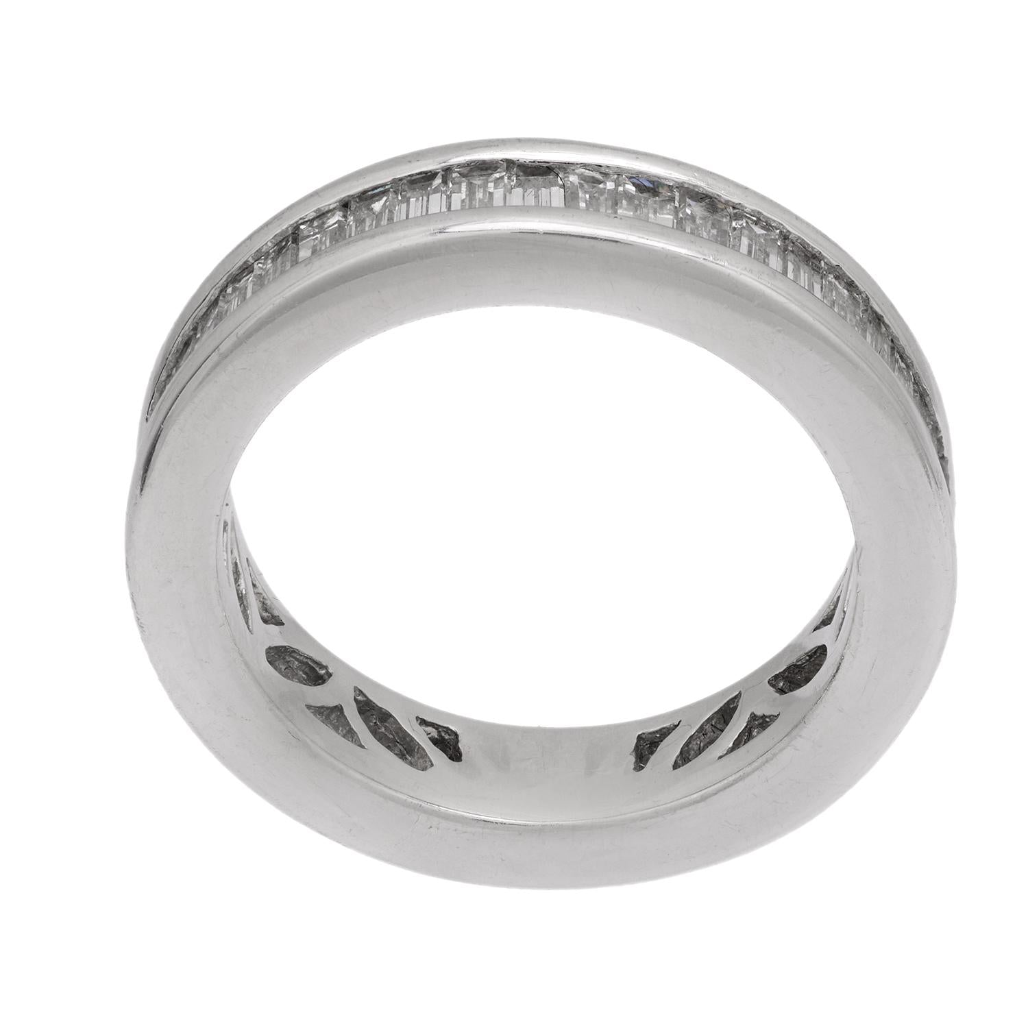Estate Platinum Diamond Eternity Band