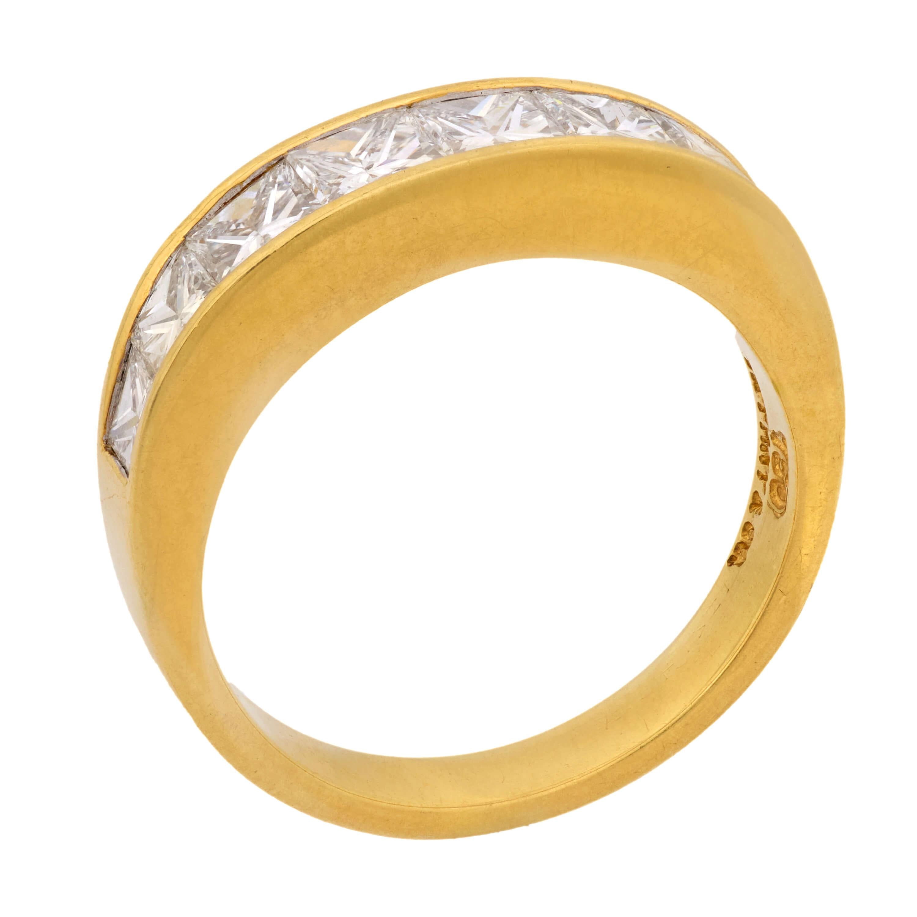 TIFFANY & CO. Estate 18k Diamond Half Band