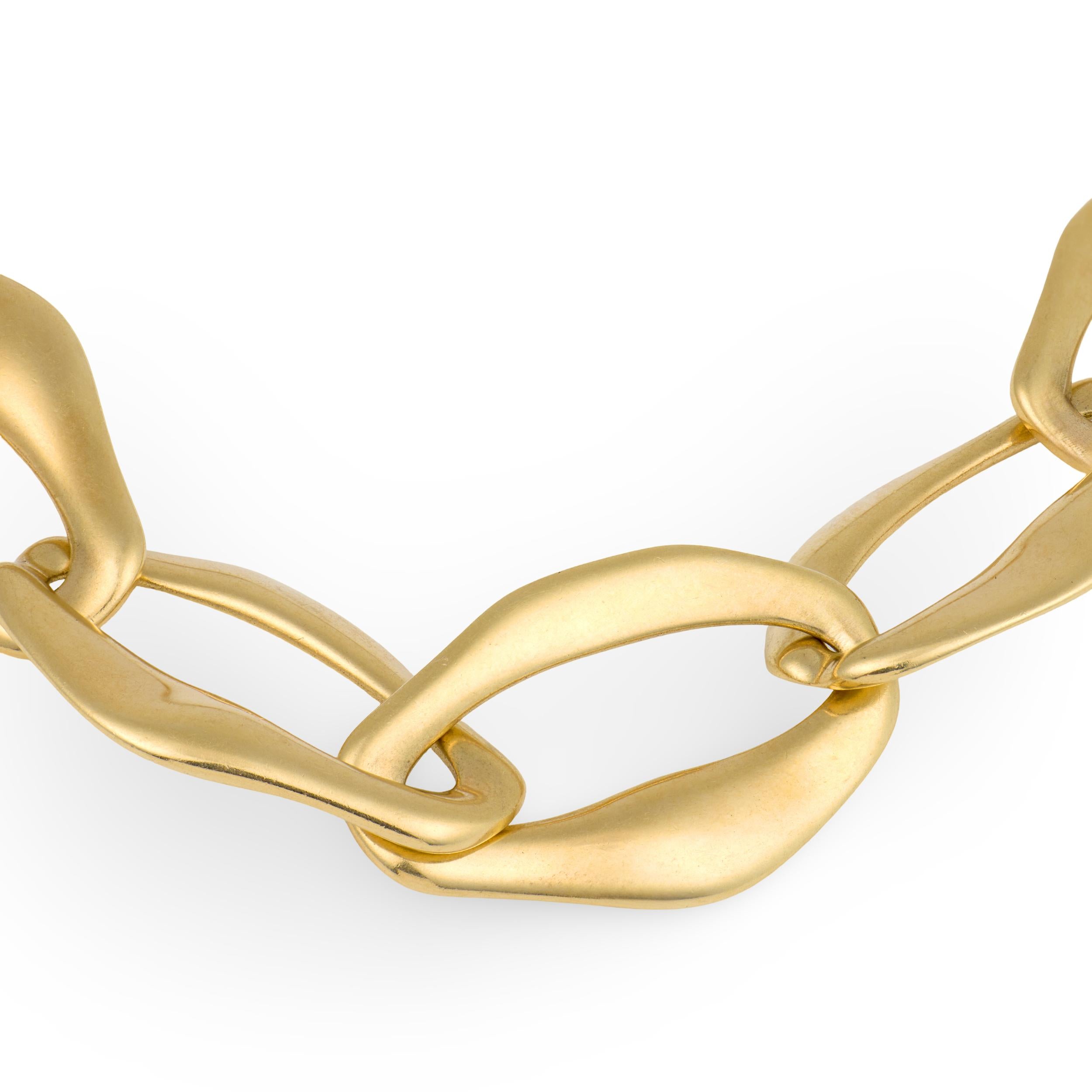 ELSA PERETTI for TIFFANY & CO. Estate 18k Aegean Link Necklace