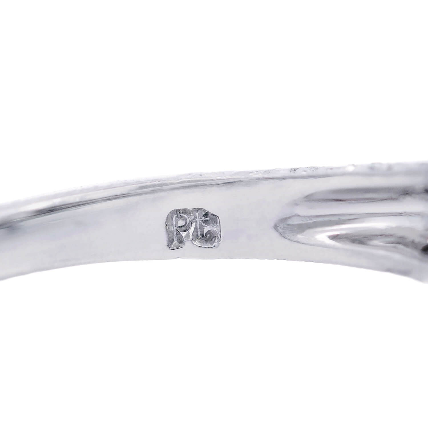 Art Deco Platinum Cushion Cut Diamond Engagement Ring 1.39ctw
