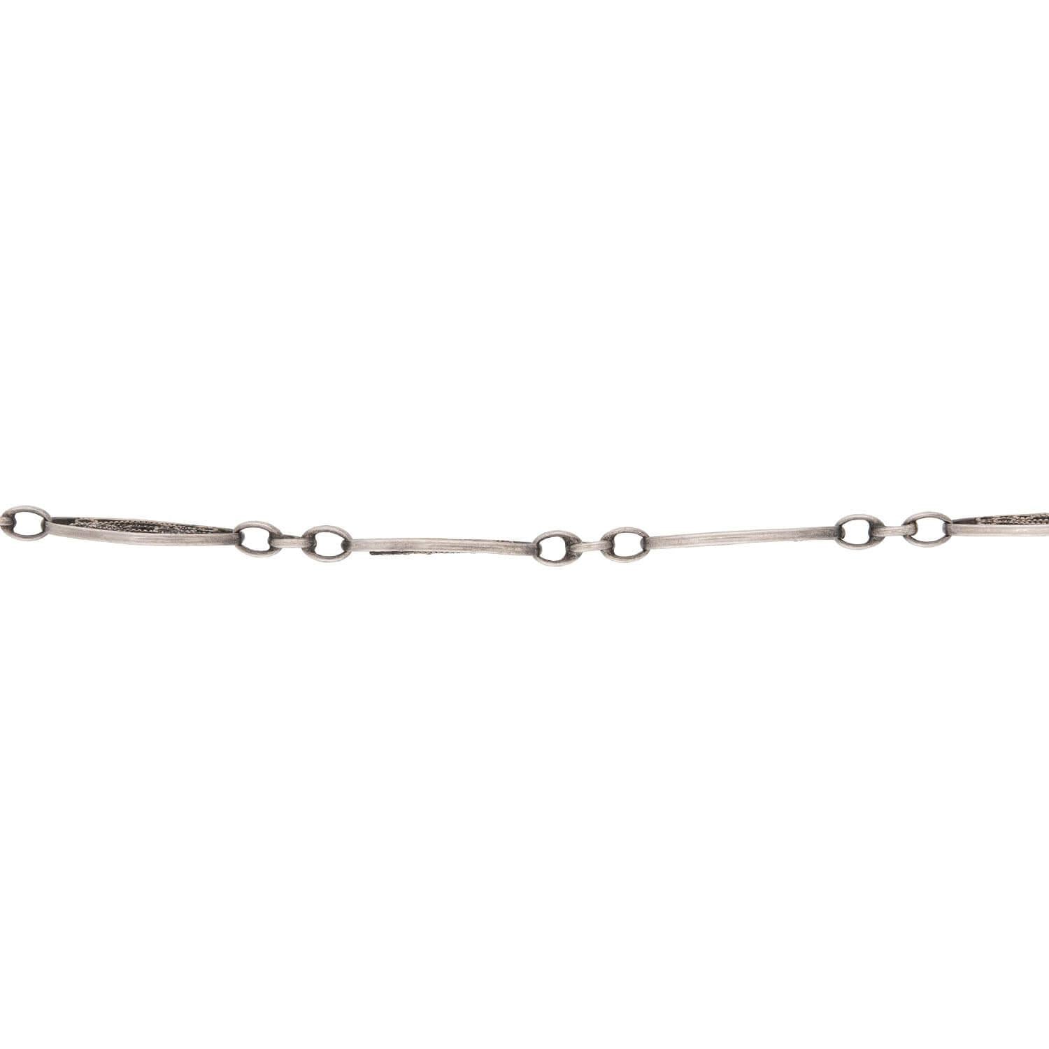 Victorian Sterling Silver Chain 52"