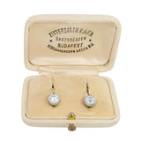 Edwardian 14k Diamond Drop Earrings 1.60ctw