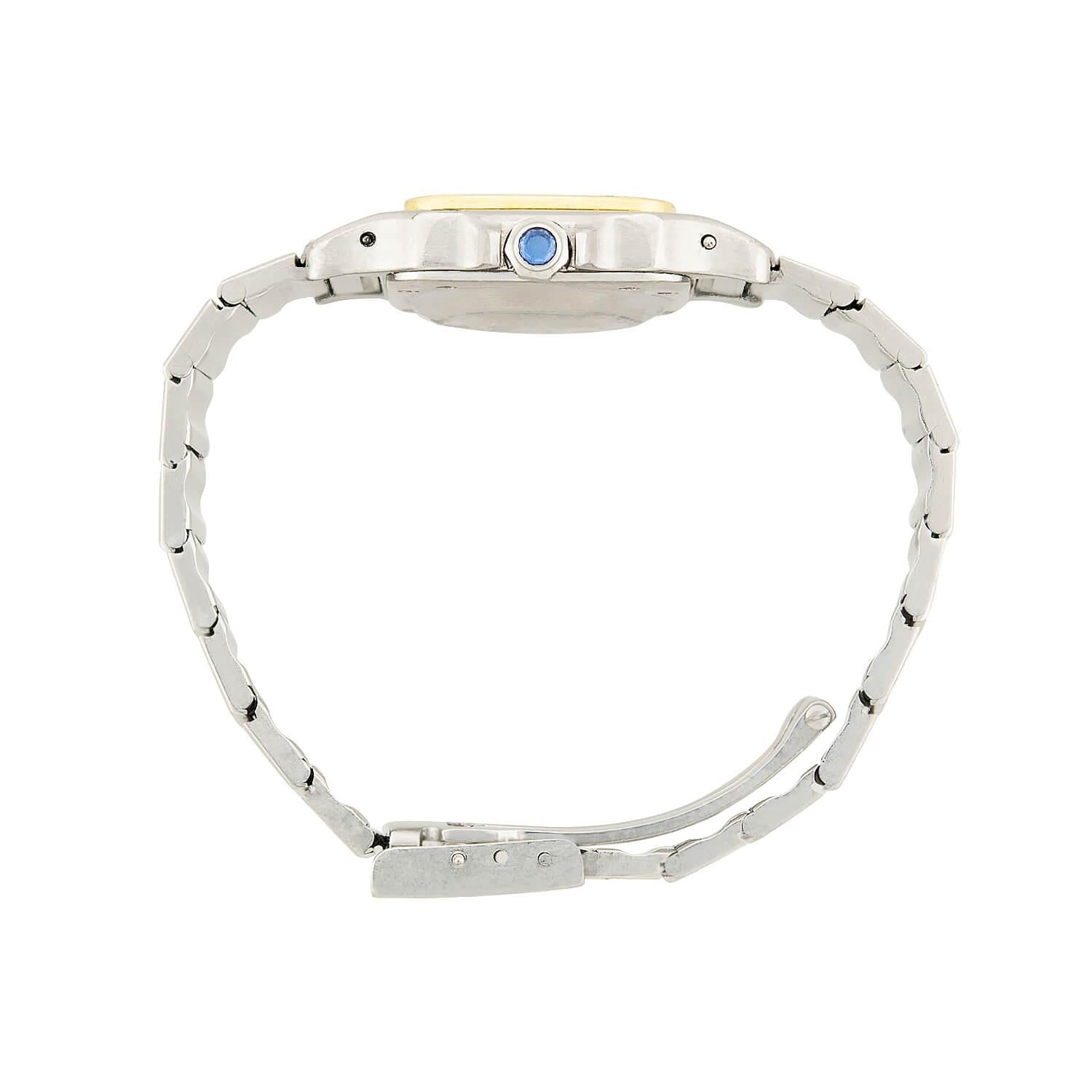 CARTIER Estate 18k/Stainless Steel Santos Two-Tone Ladies Watch