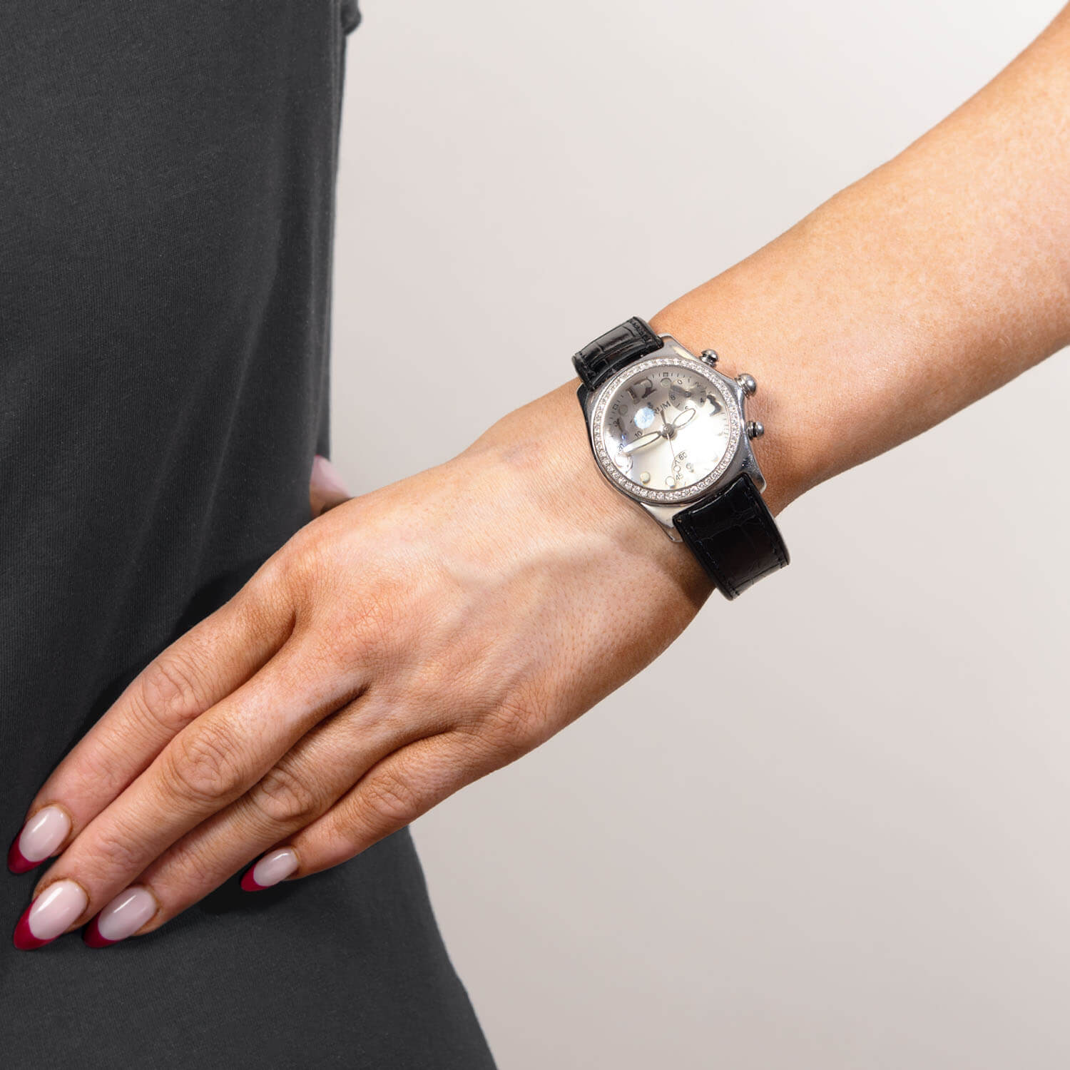 CORUM Estate Stainless Steel Diamond Ladies "Bubble Watch"