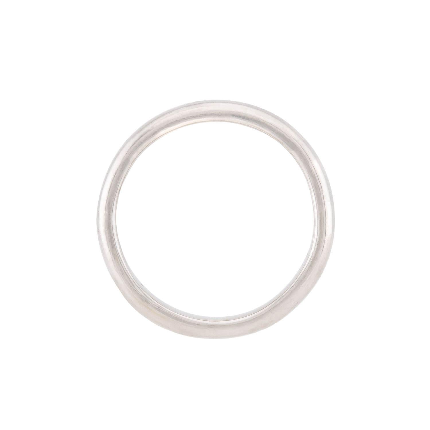 TIFFANY & CO. Estate Platinum Wedding Band