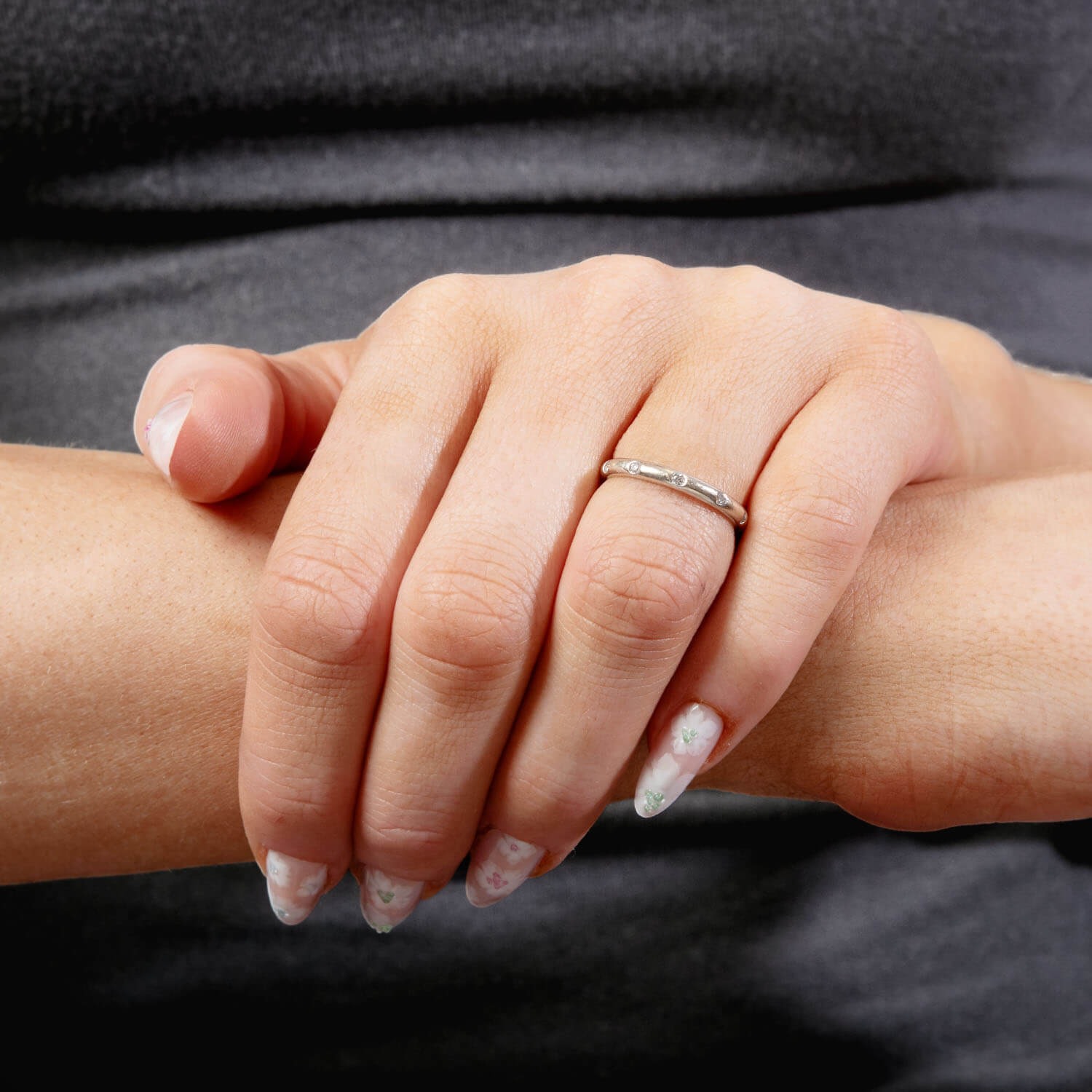 Estate 14k Diamond Band