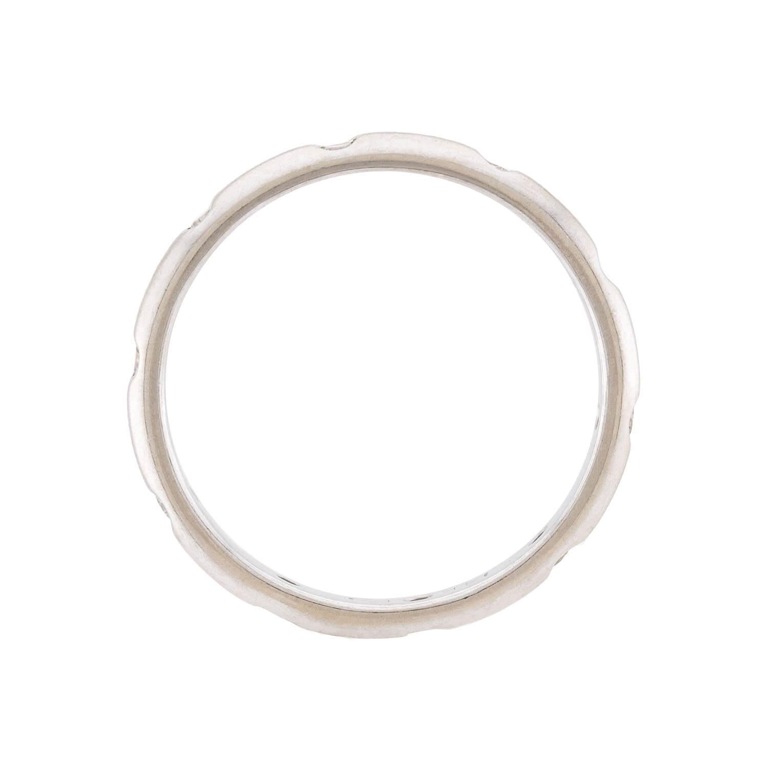 Estate 14k Diamond Band