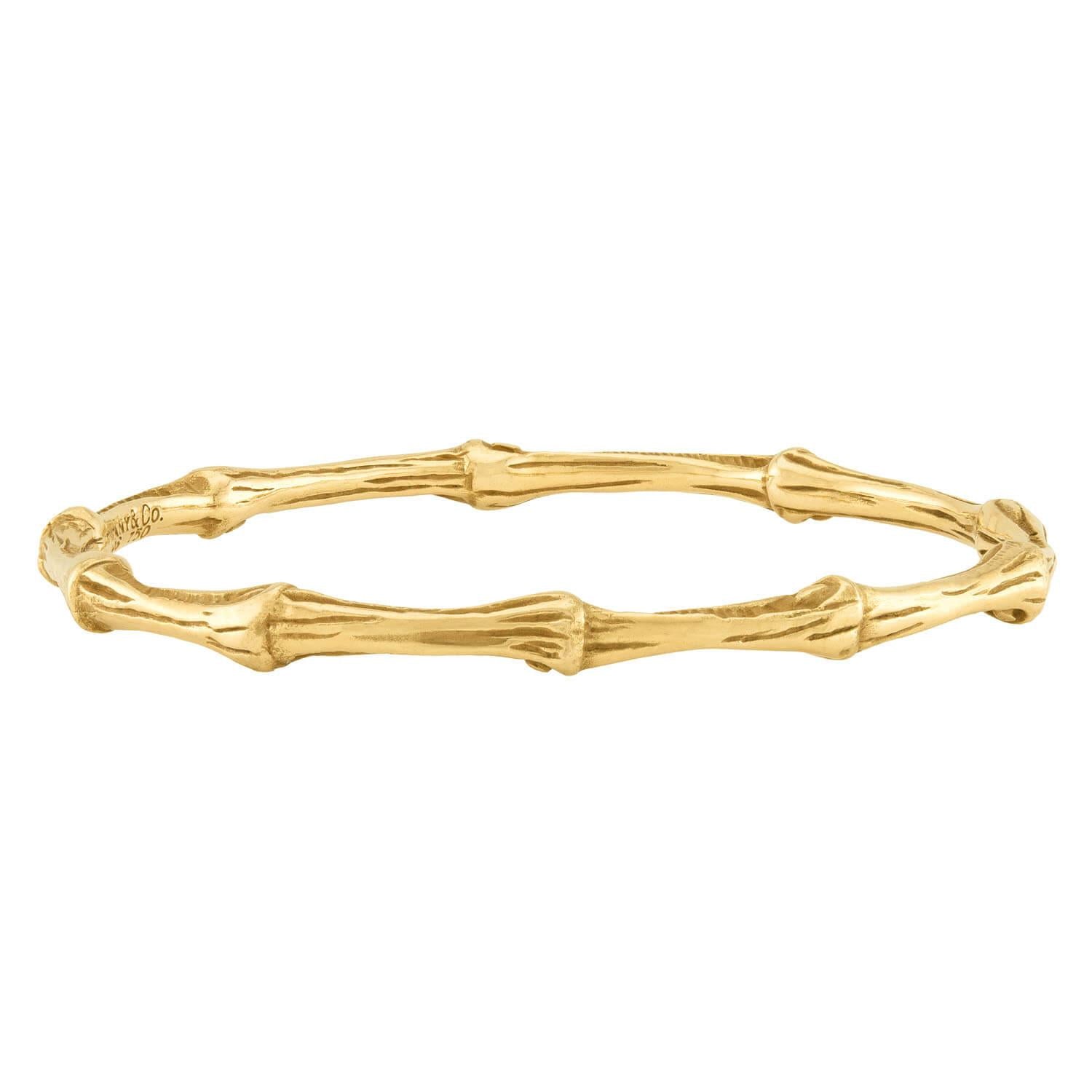 TIFFANY & CO. Estate 18k Bamboo Bangle