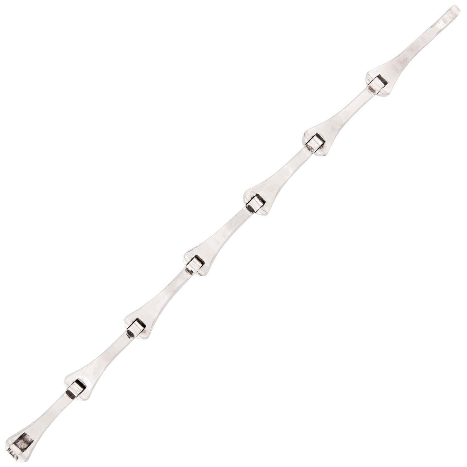 Estate Sterling Silver Nail Bracelet