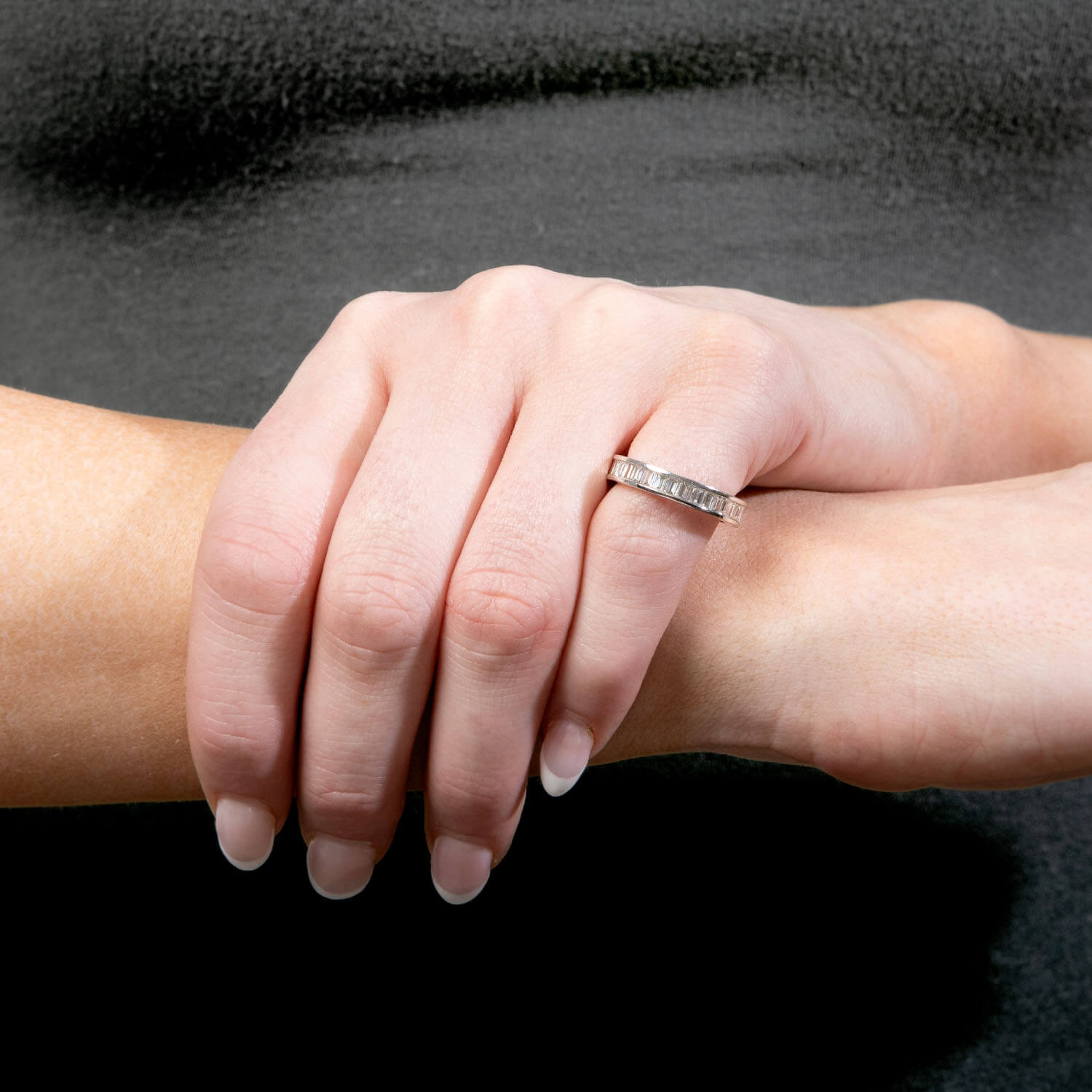 Estate Platinum Diamond Eternity Band