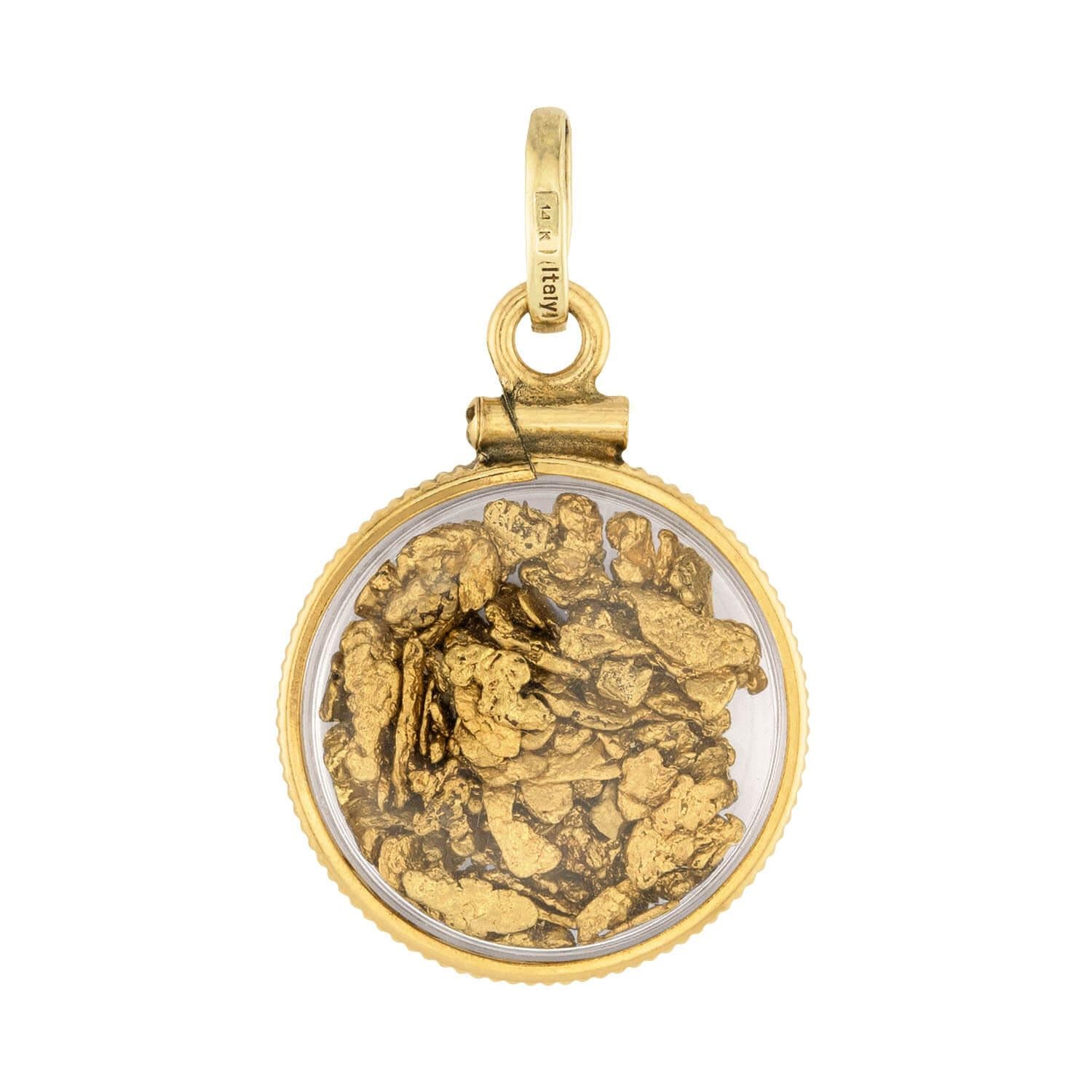 Vintage 14k "Gold Dust" Pendant/Charm