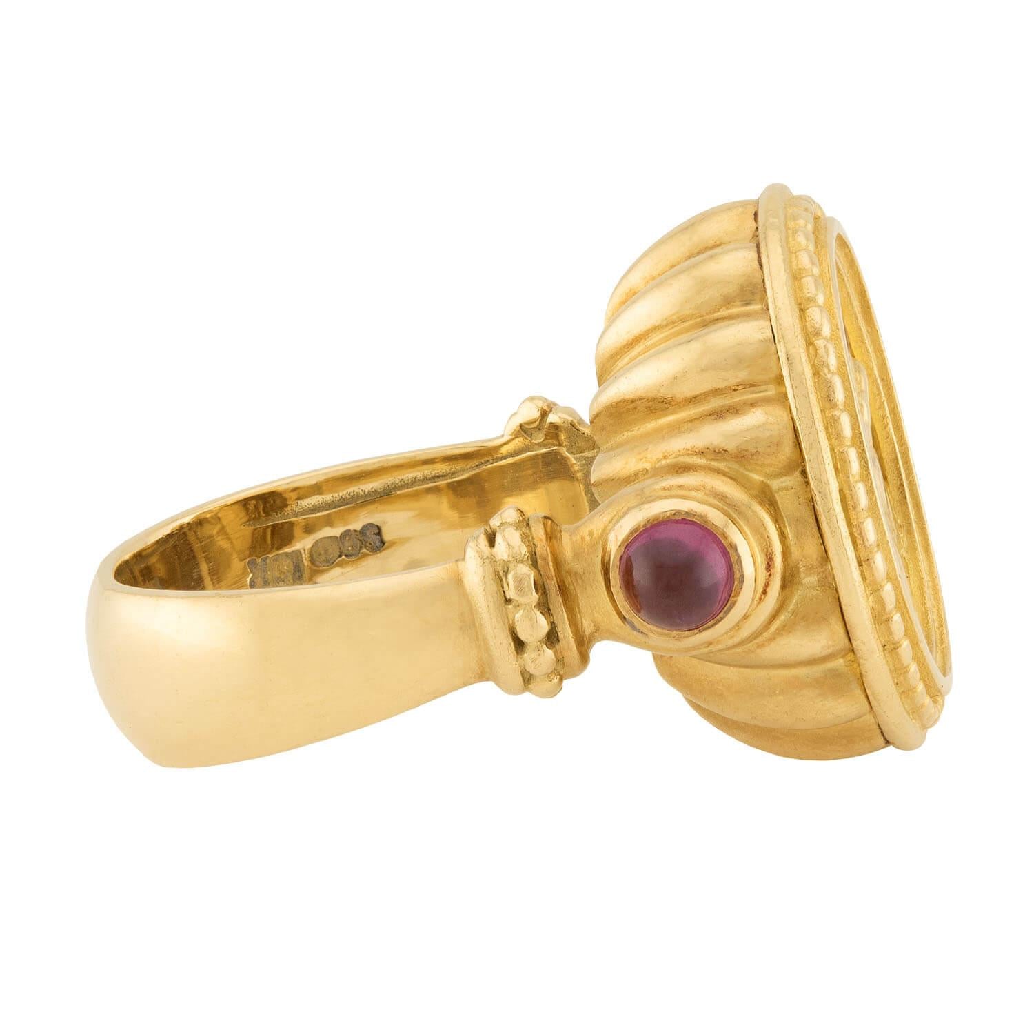 SeidenGang Estate 18K Gold Tourmaline Ring