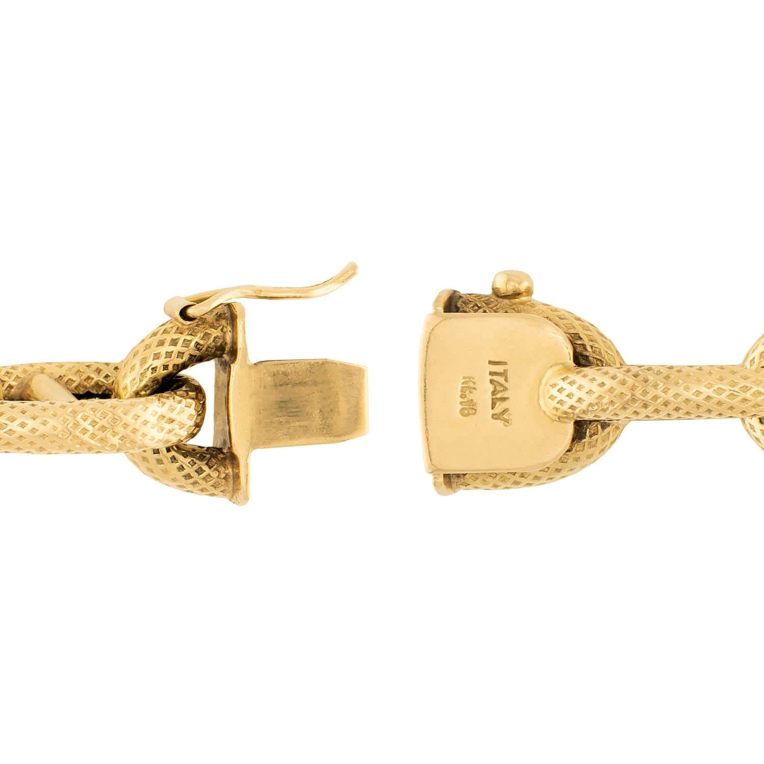 Estate 18k Gucci Link Bracelet