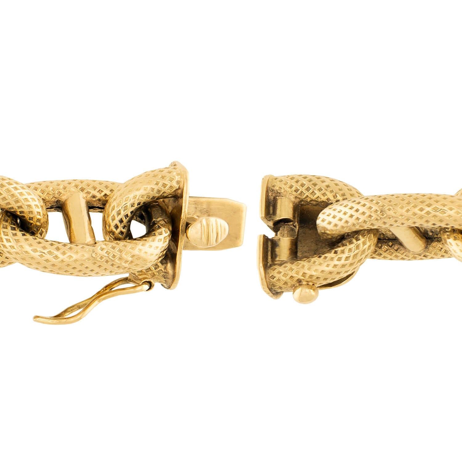 Estate 18k Gucci Link Bracelet