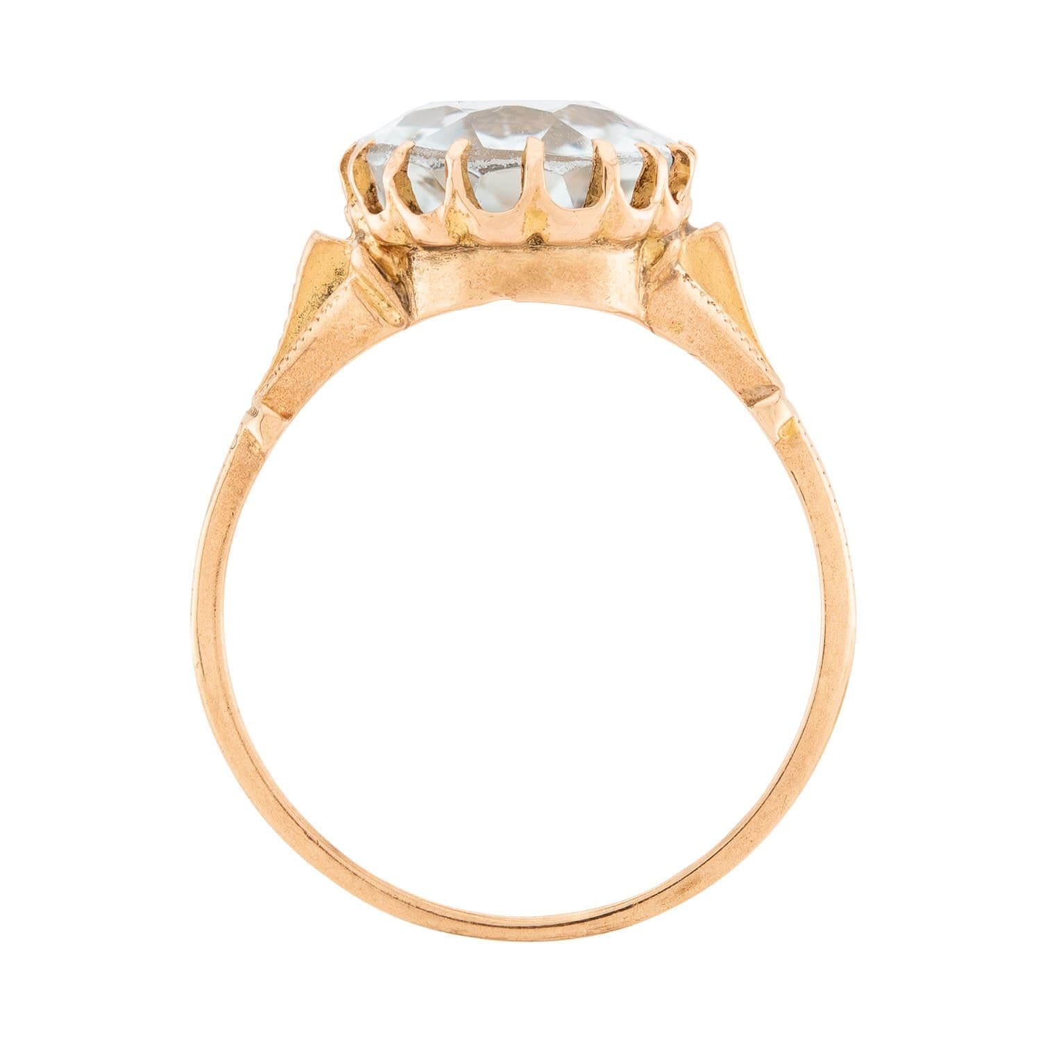 Victorian 14k Aqua Ring
