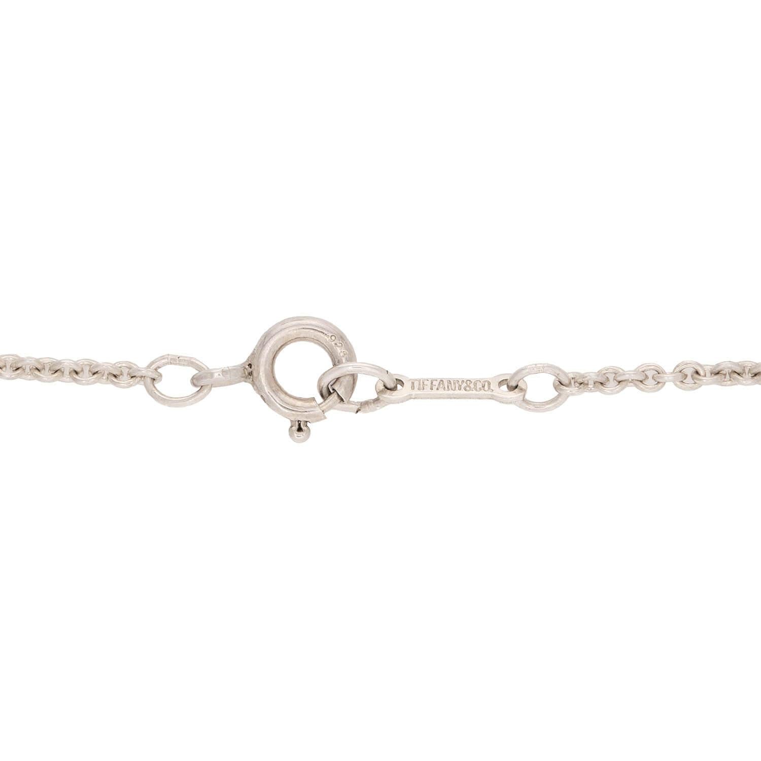 ELSA PERETTI for TIFFANY & CO. Estate Sterling Bean Necklace