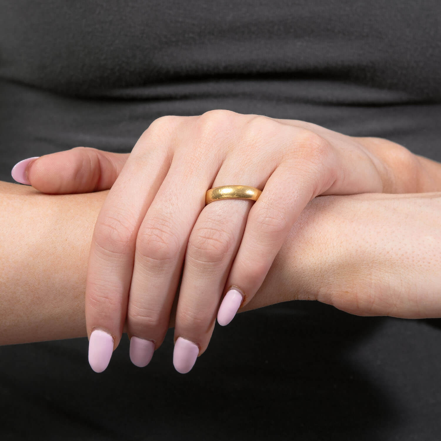 TIFFANY & CO Art Deco 22k Wedding Band