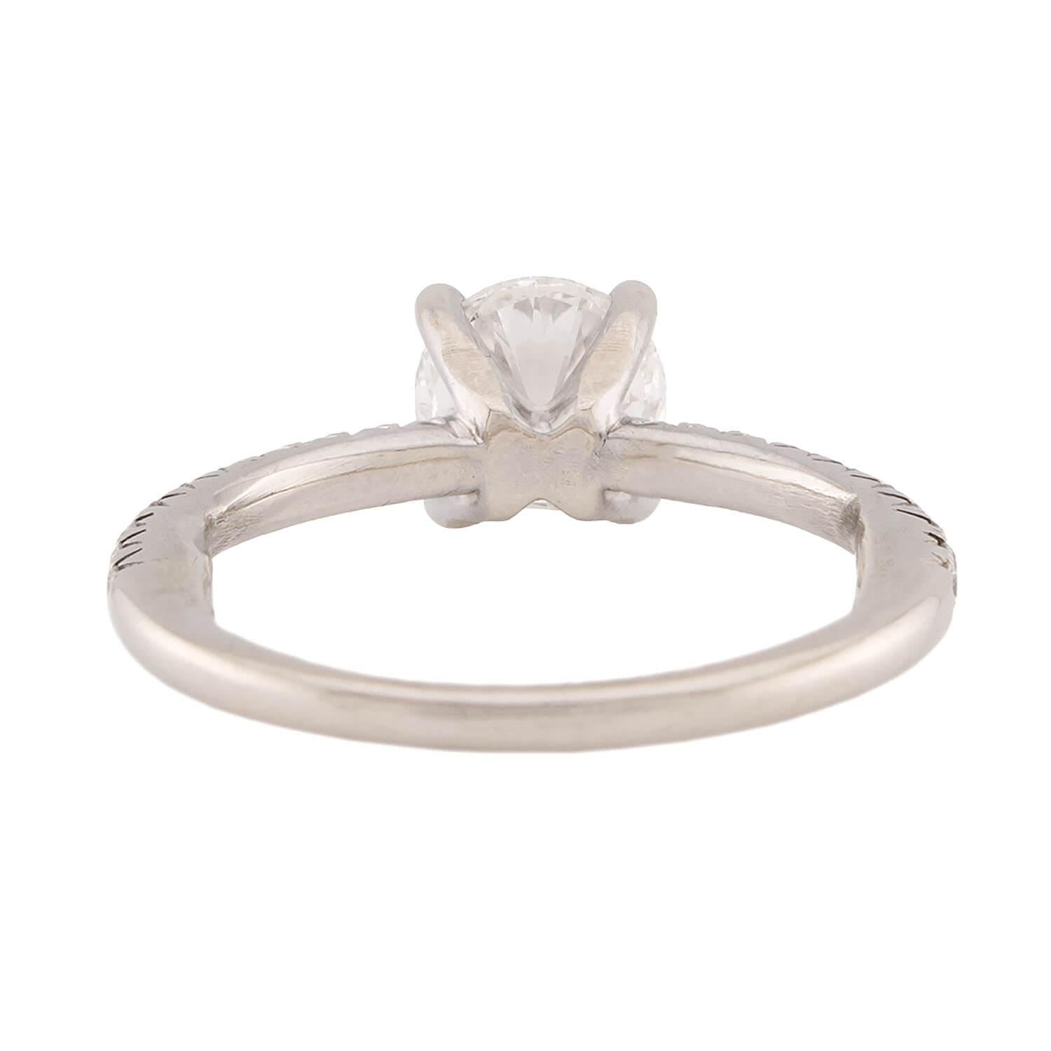 Estate 14k Diamond Engagement Ring 0.96ct