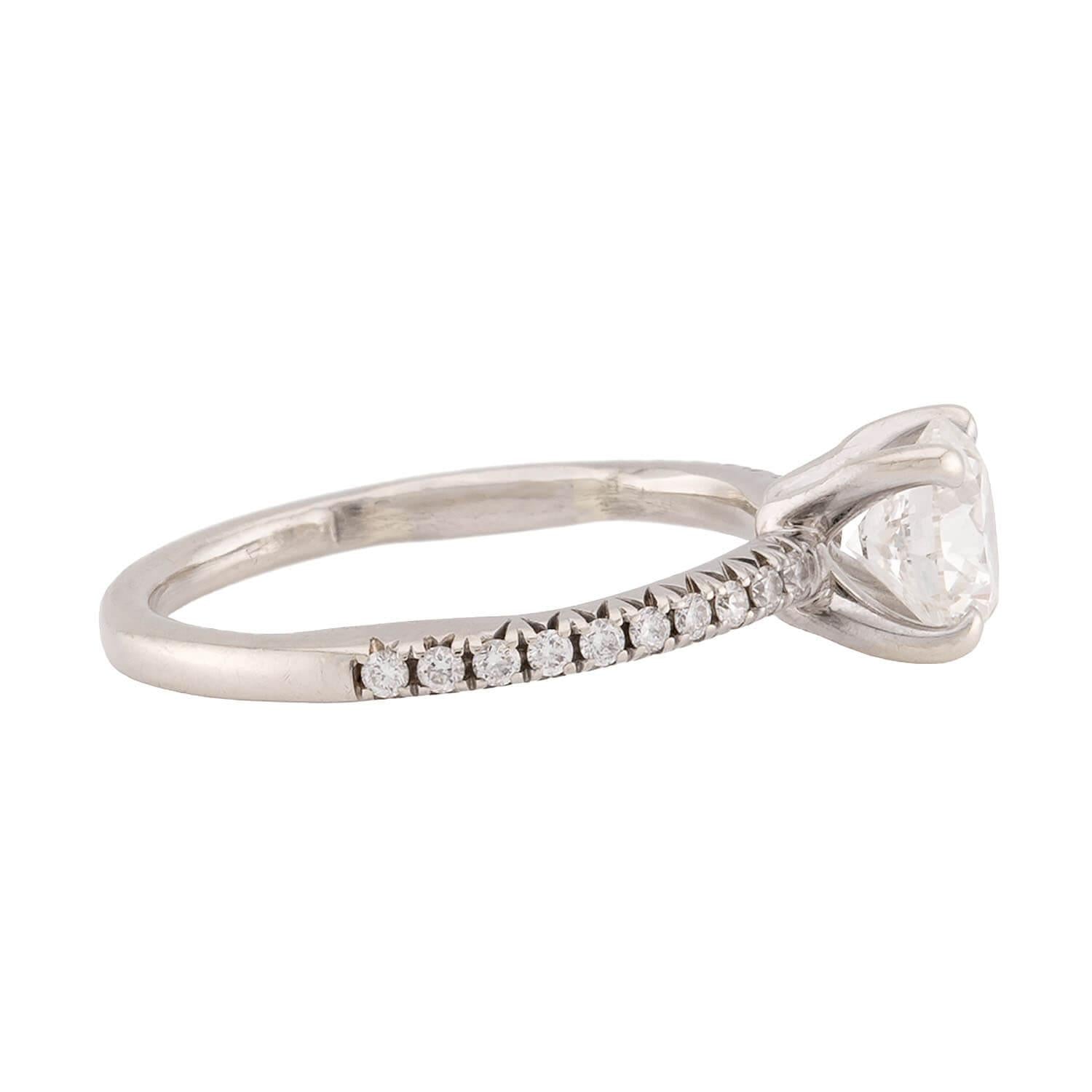 Estate 14k Diamond Engagement Ring 0.96ct