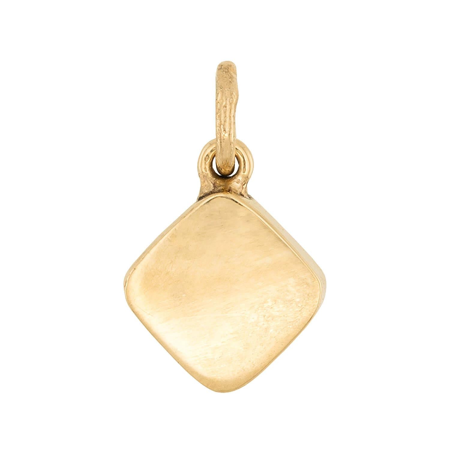 Edwardian 14k/Platinum Diamond Pendant/Charm