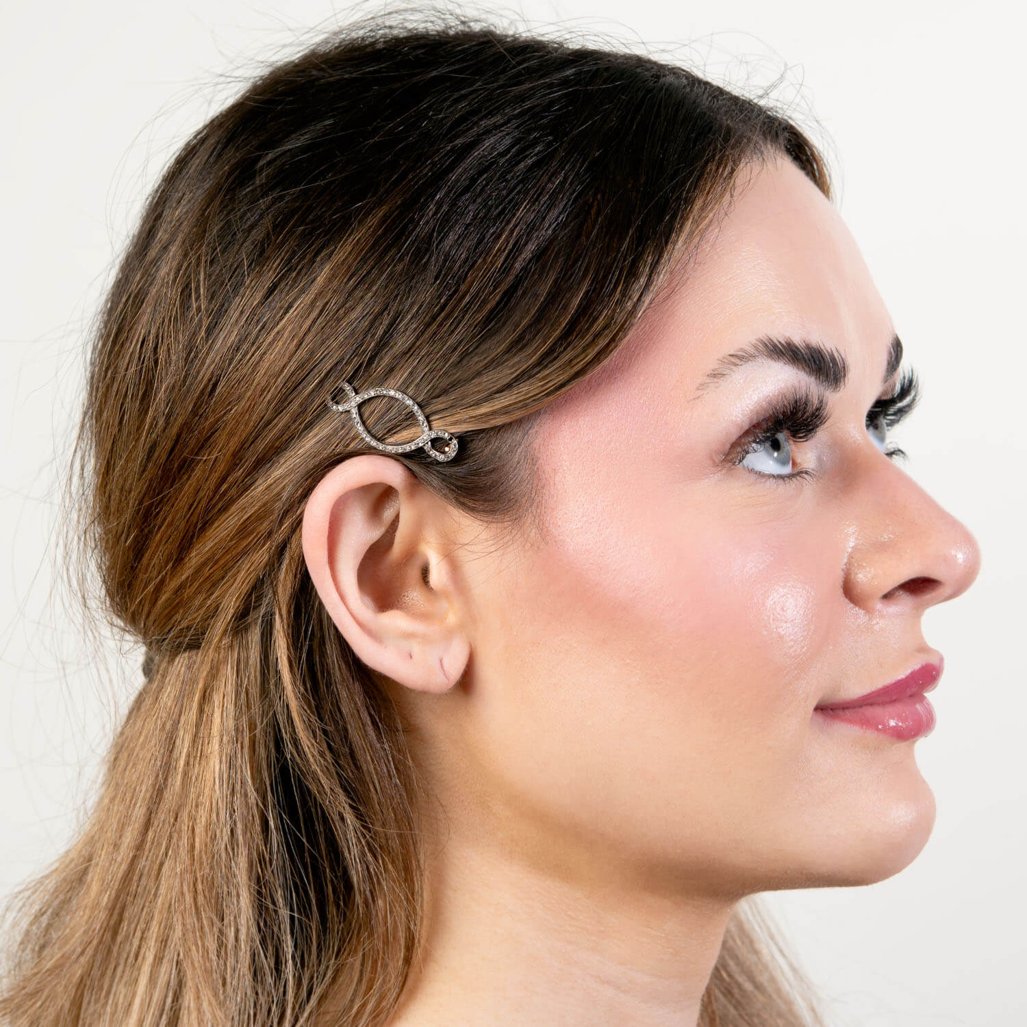 Victorian 14k Diamond Barette