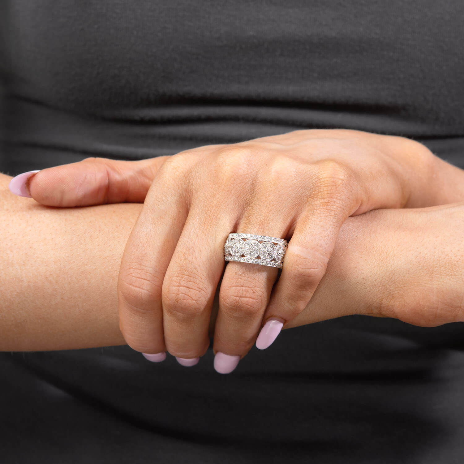 ROMAN + JULES 14k Diamond Band