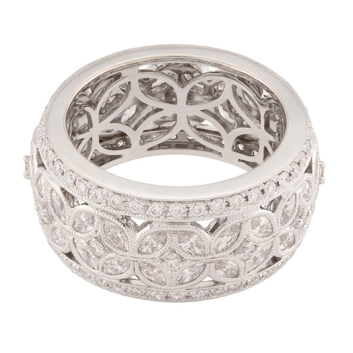 ROMAN + JULES 14k Diamond Band