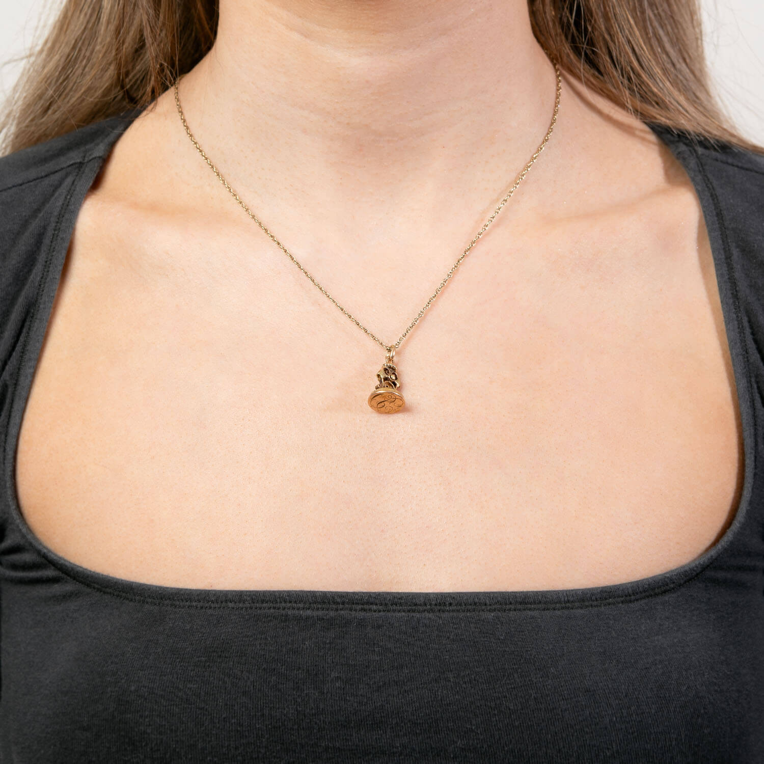 Victorian 18k French Fob Pendant/Charm
