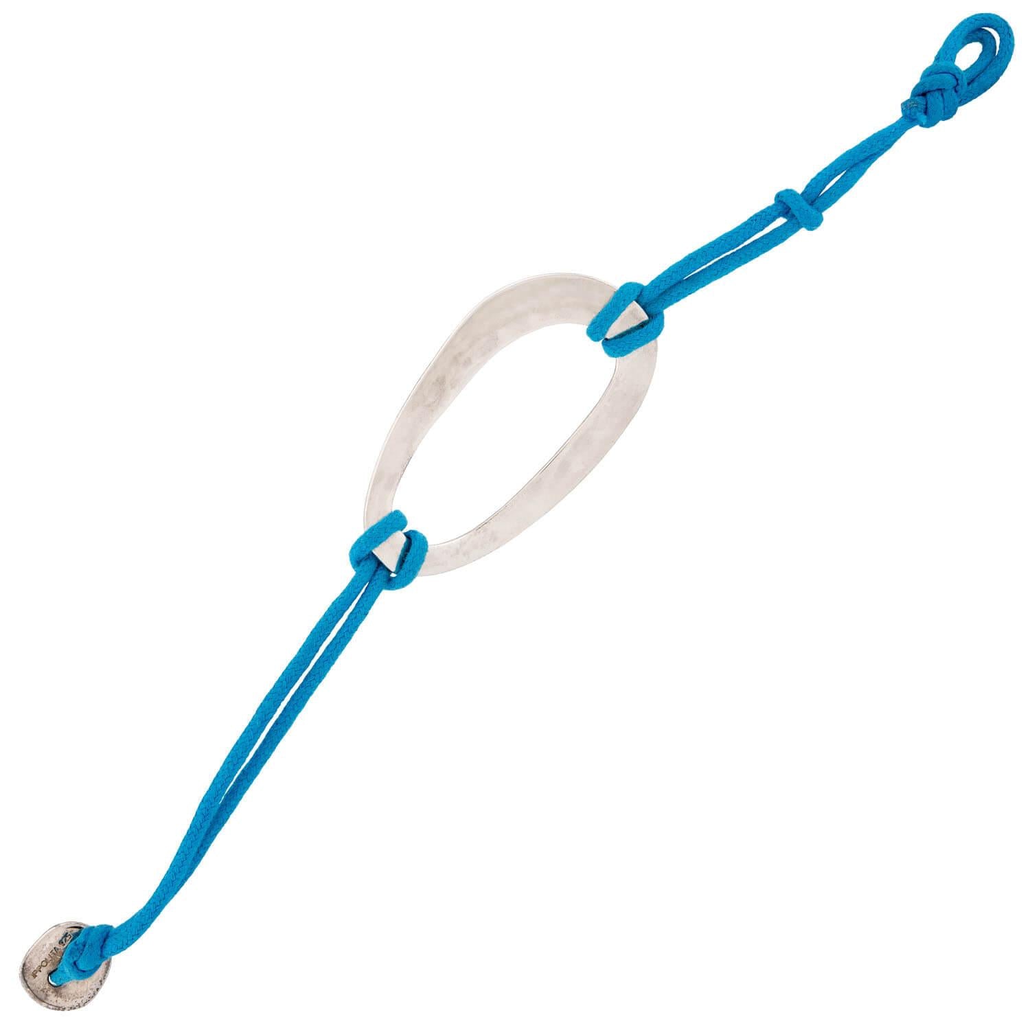 IPPOLITA Estate Sterling Silver & Cord Bracelet