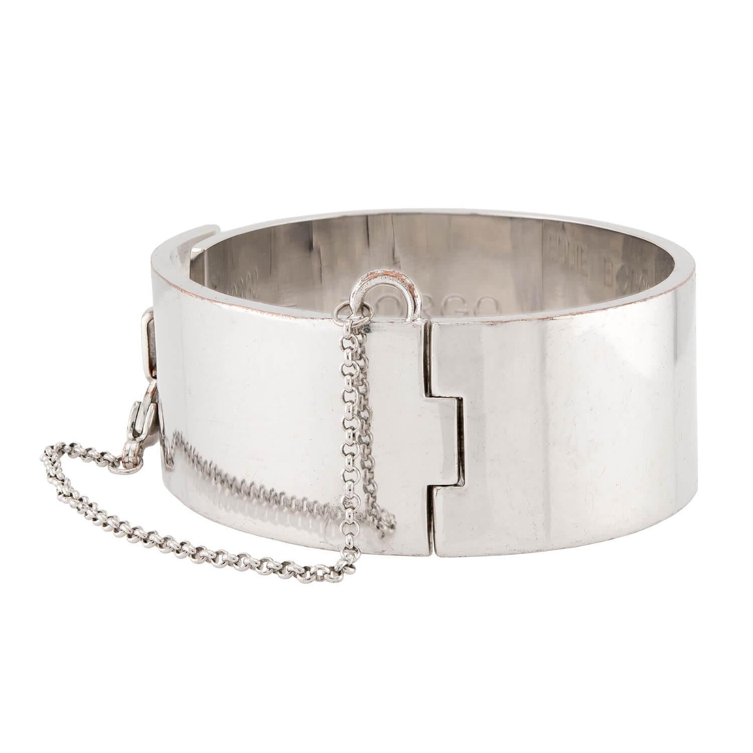 EDDIE BROGO Estate Sterling Silver Bangle