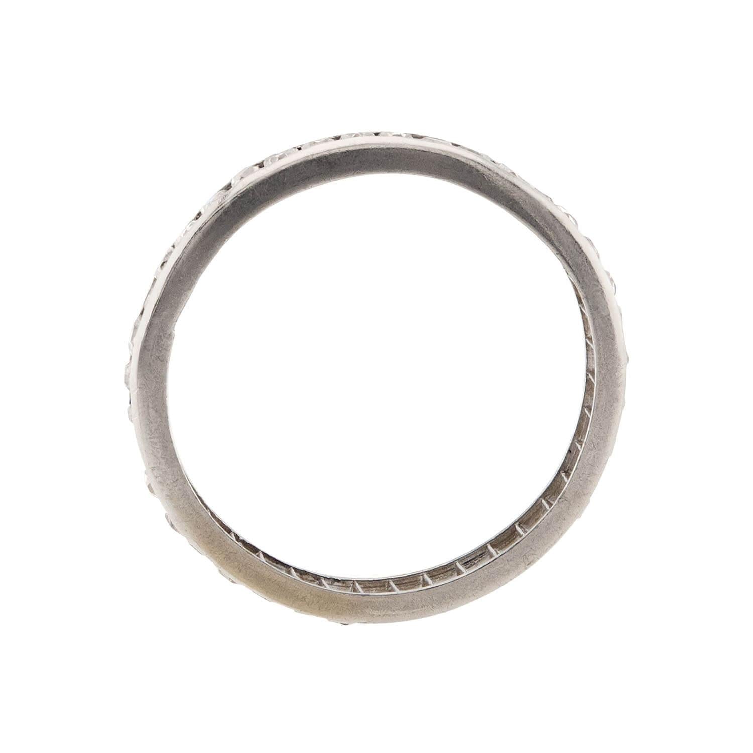Edwardian Platinum Diamond Eternity Band