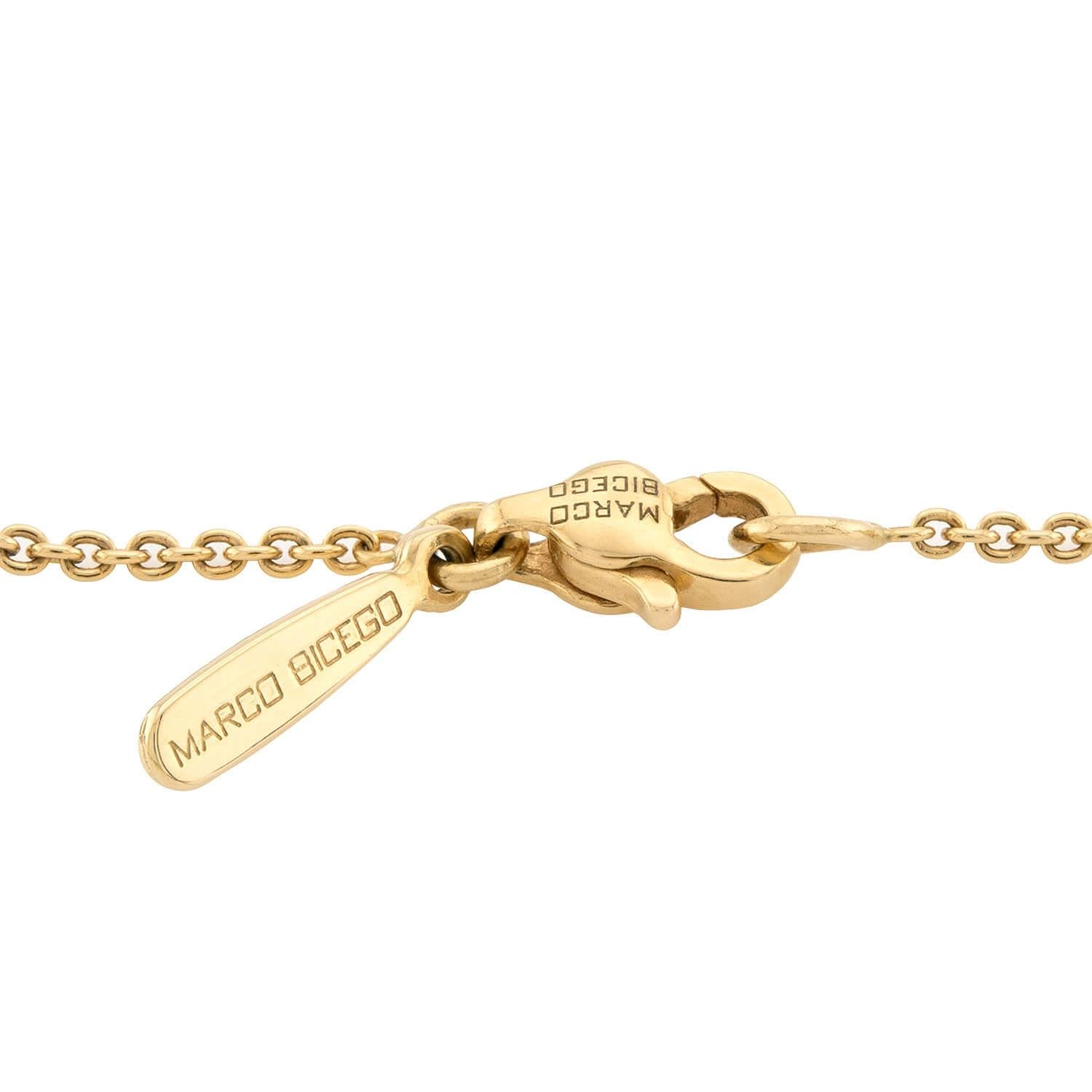 MARCO BICEGO Estate Italian 18k Amethyst, Garnet, & Peridot Bead Necklace