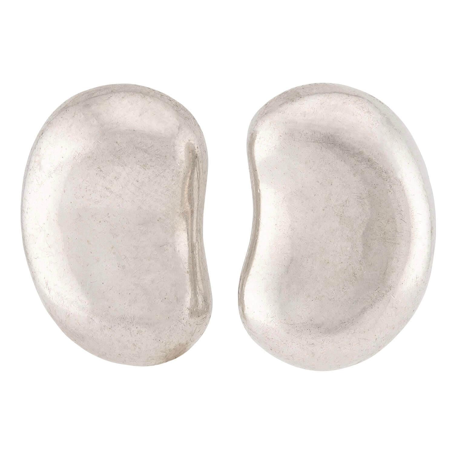 ELSA PERETTI for TIFFANY & CO. Sterling Silver Bean Earrings