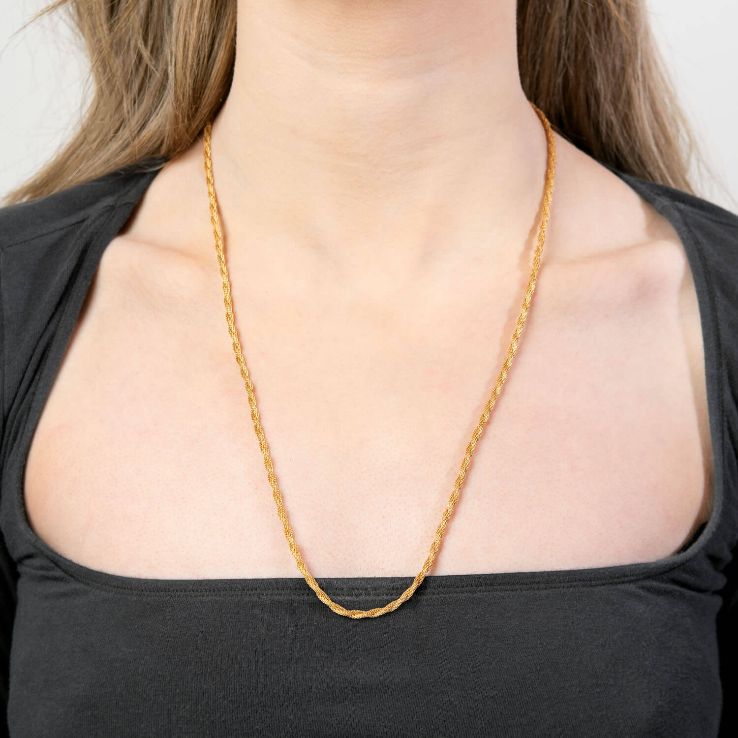 Victorian Gold-Filled Chain Necklace 22"