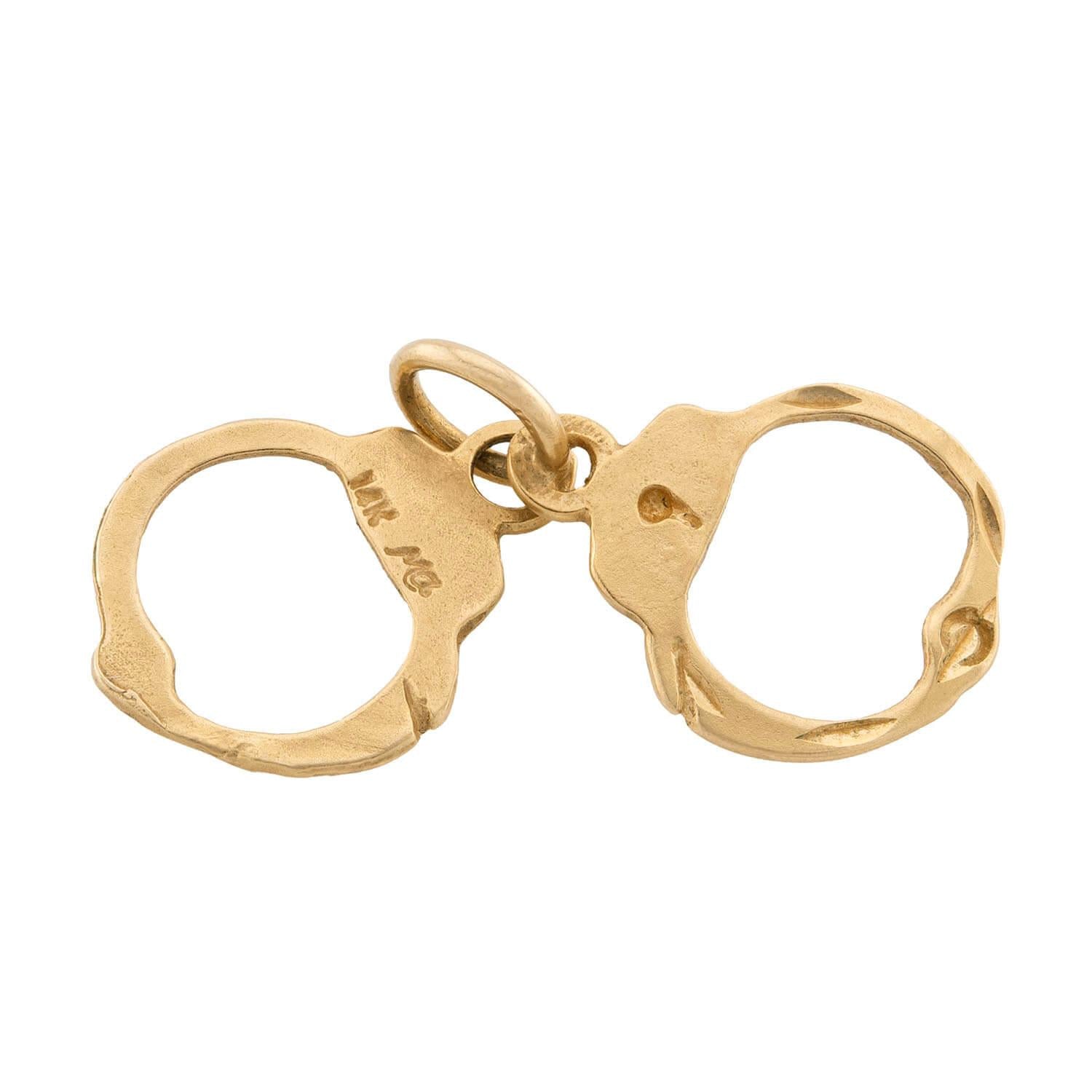Vintage 14k Handcuffs Pendant/Charm