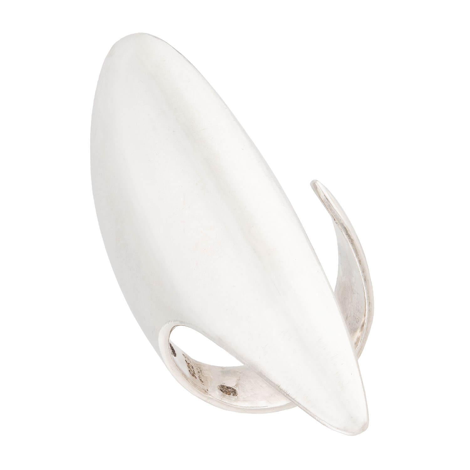 HENNING KOPEL for GEORG JENSEN Vintage Danish Sterling Silver Statement Ring