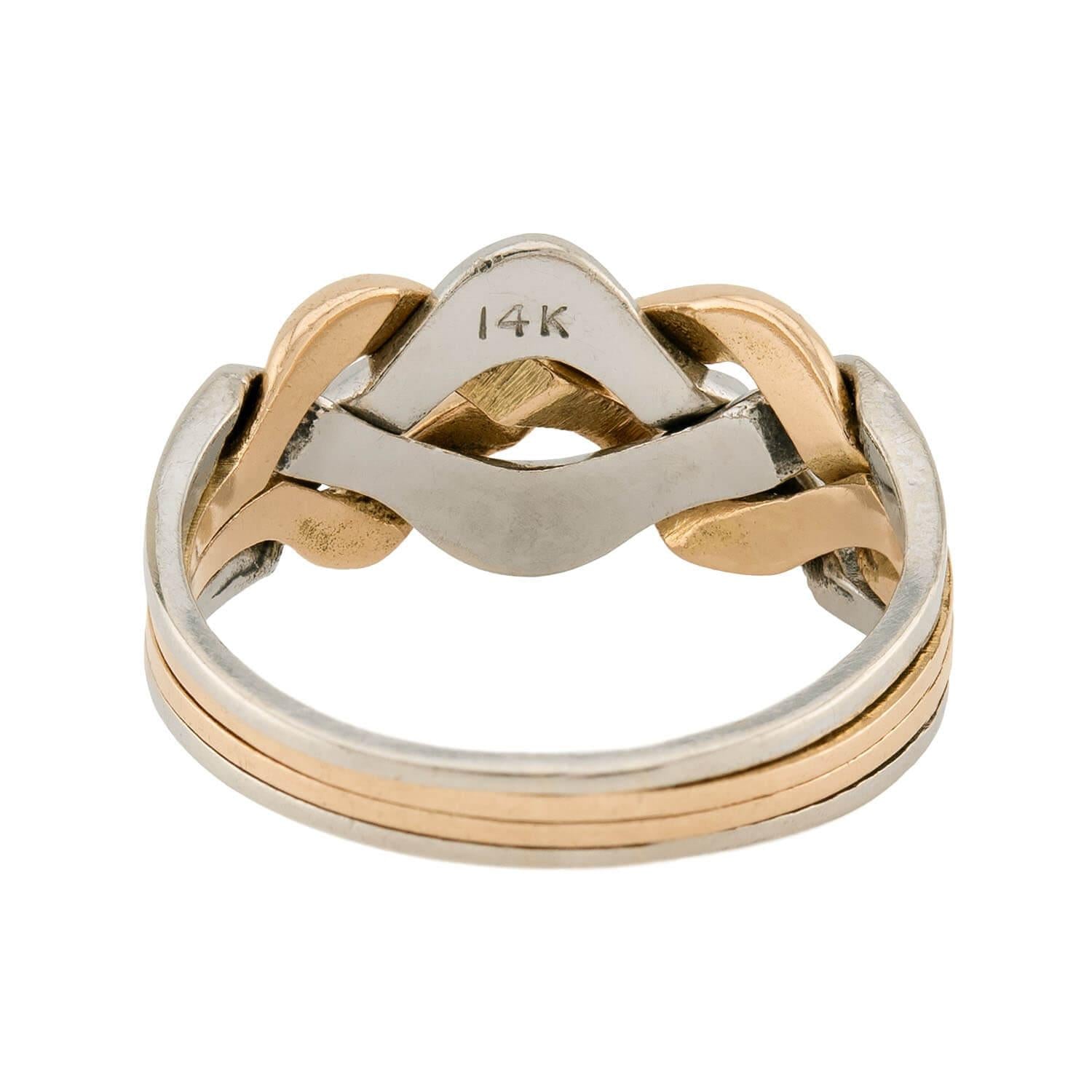 Estate 14k Puzzle Ring