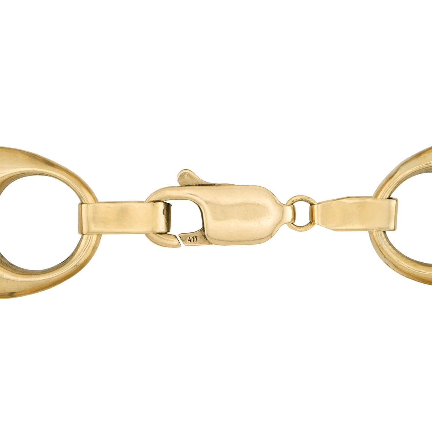 Vintage 10k "Gucci" Link Necklace