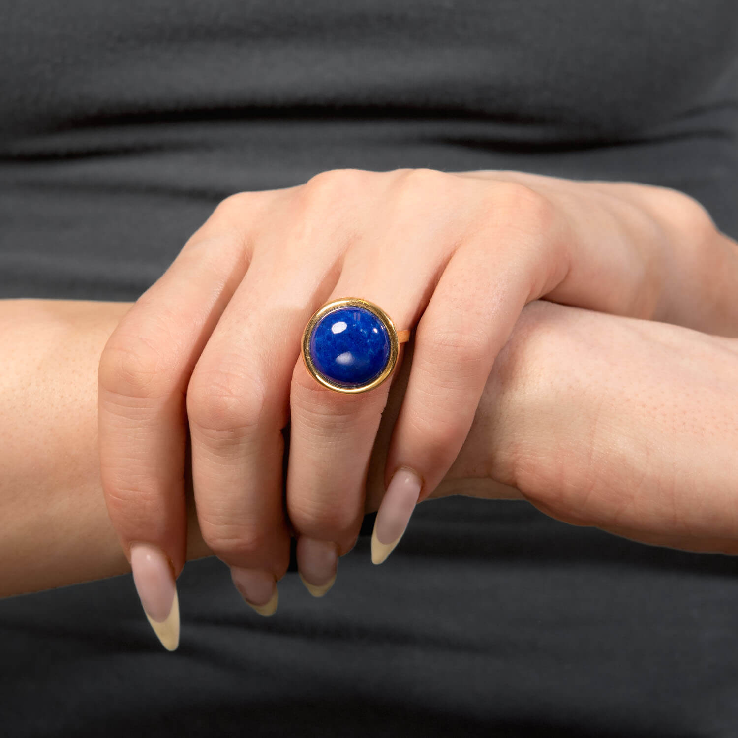 Vintage 14k Lapis Ring