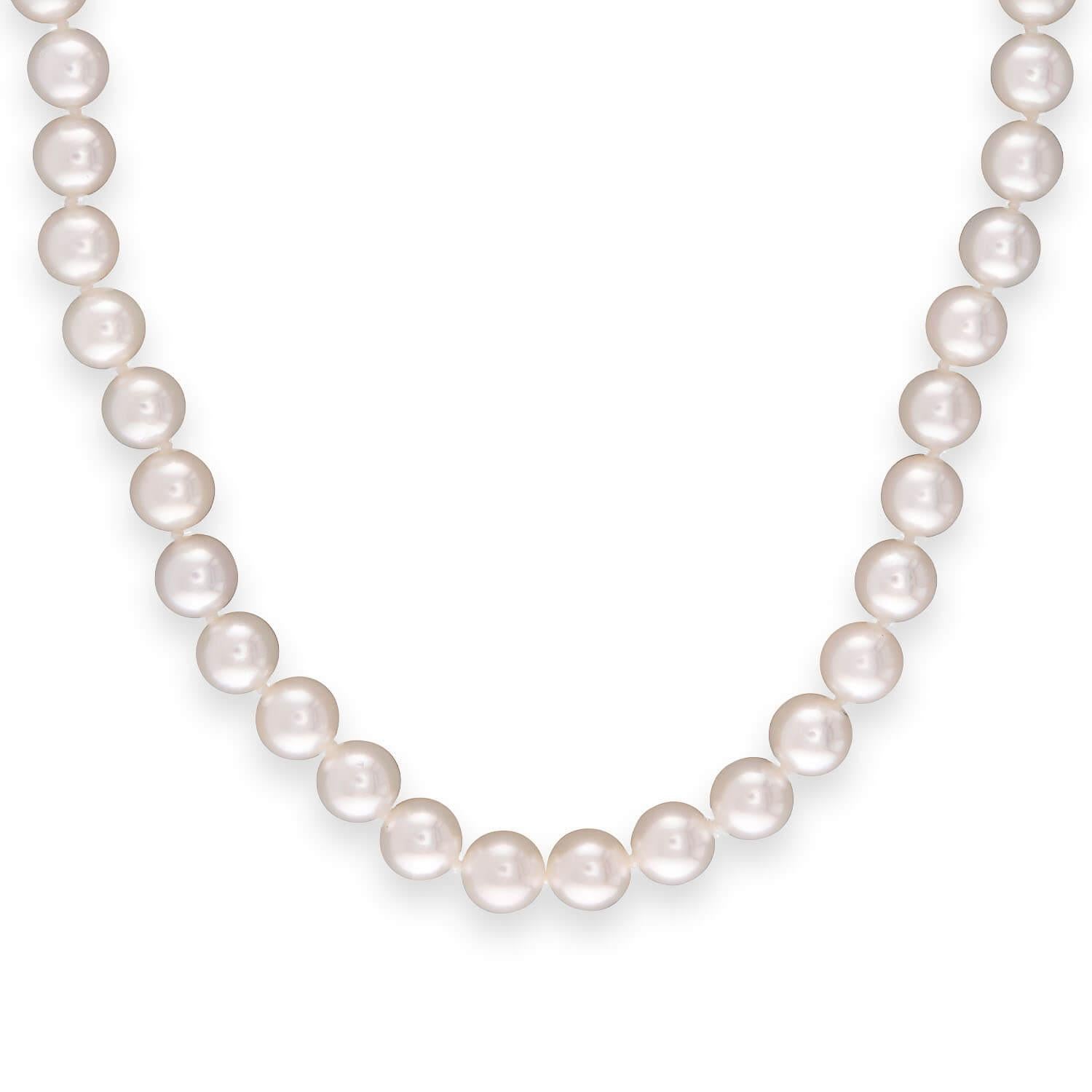 MIKIMOTO Estate Japanese 18k Pearl Necklace