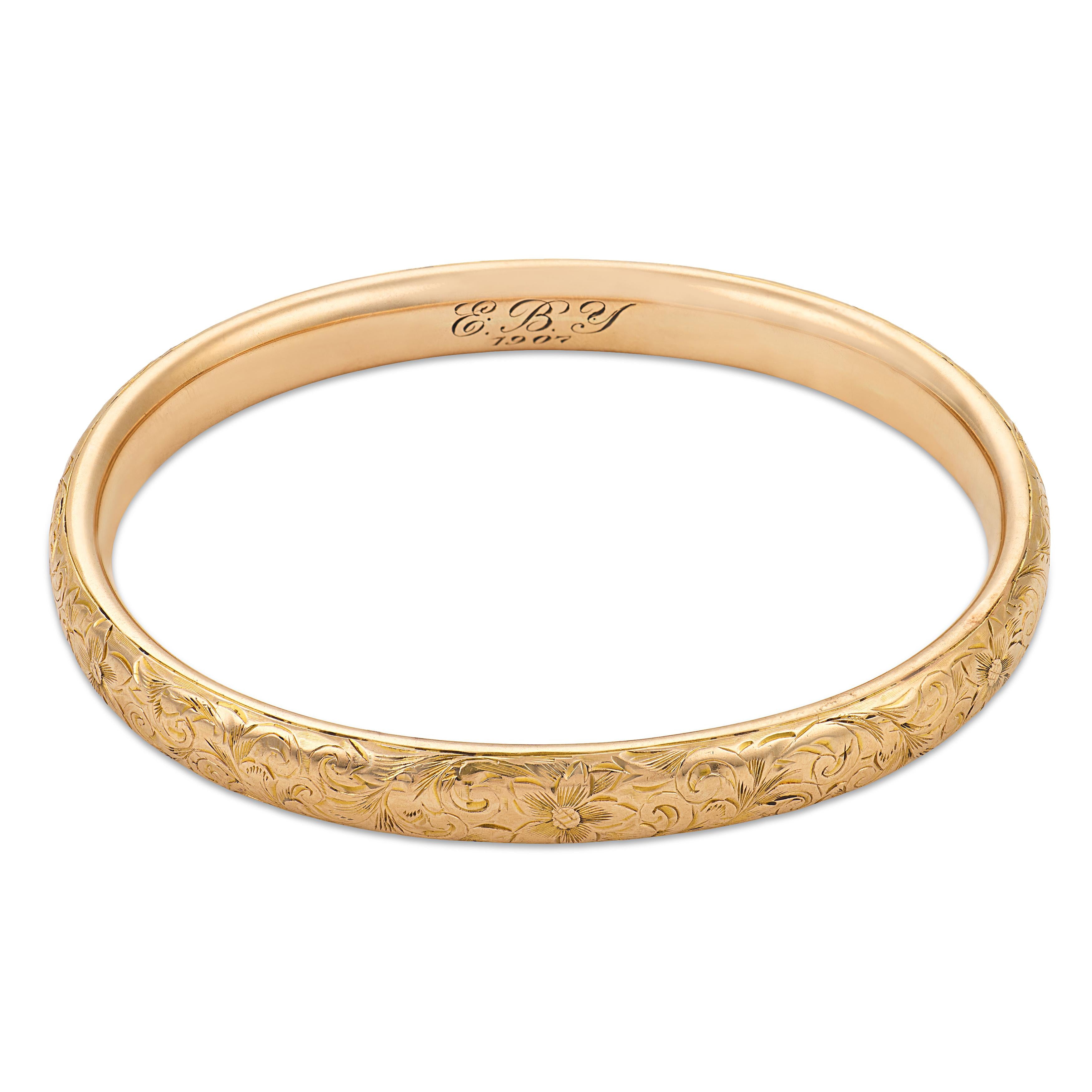 Victorian 14k Bangle
