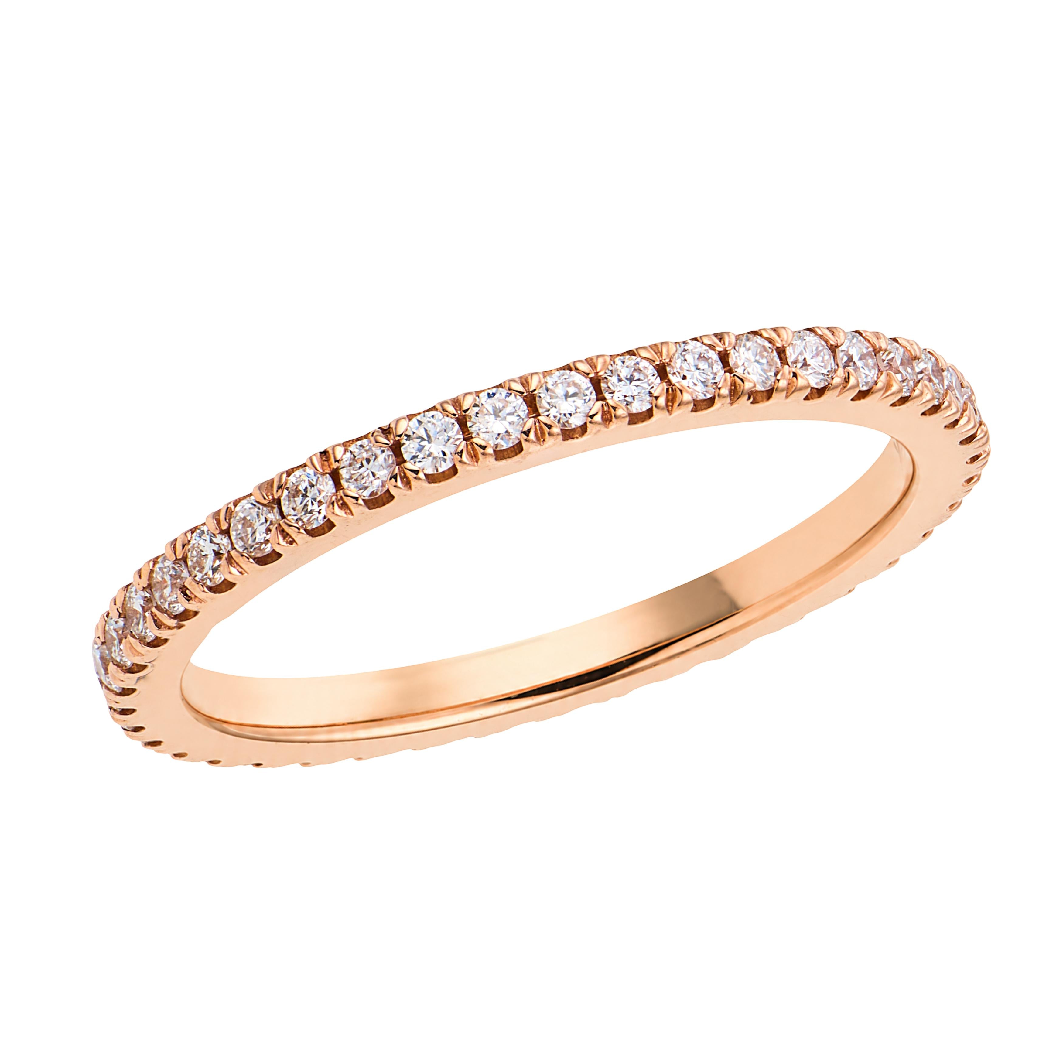 Estate 14k Diamond Eternity Band