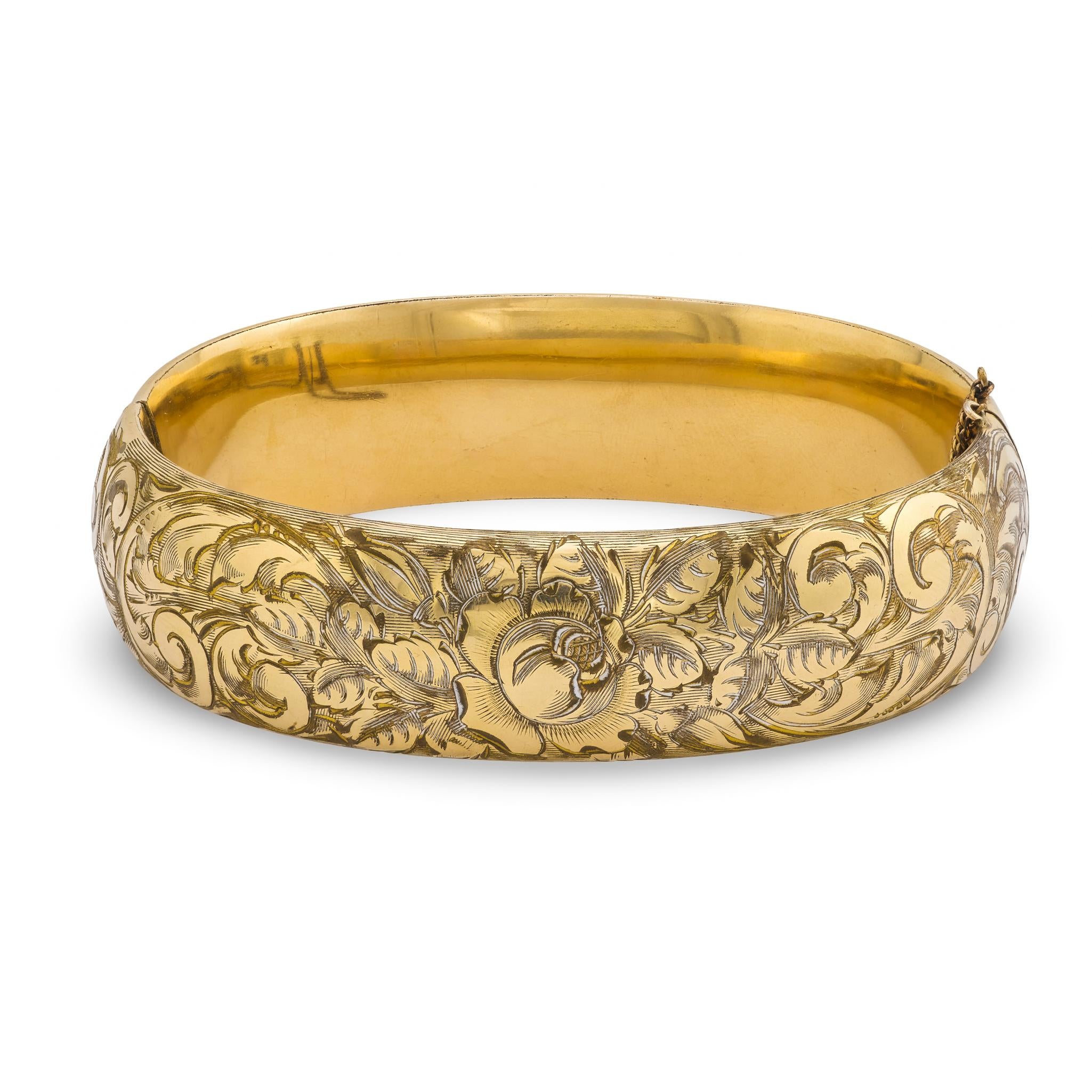 Victorian Gold-Filled Bangle