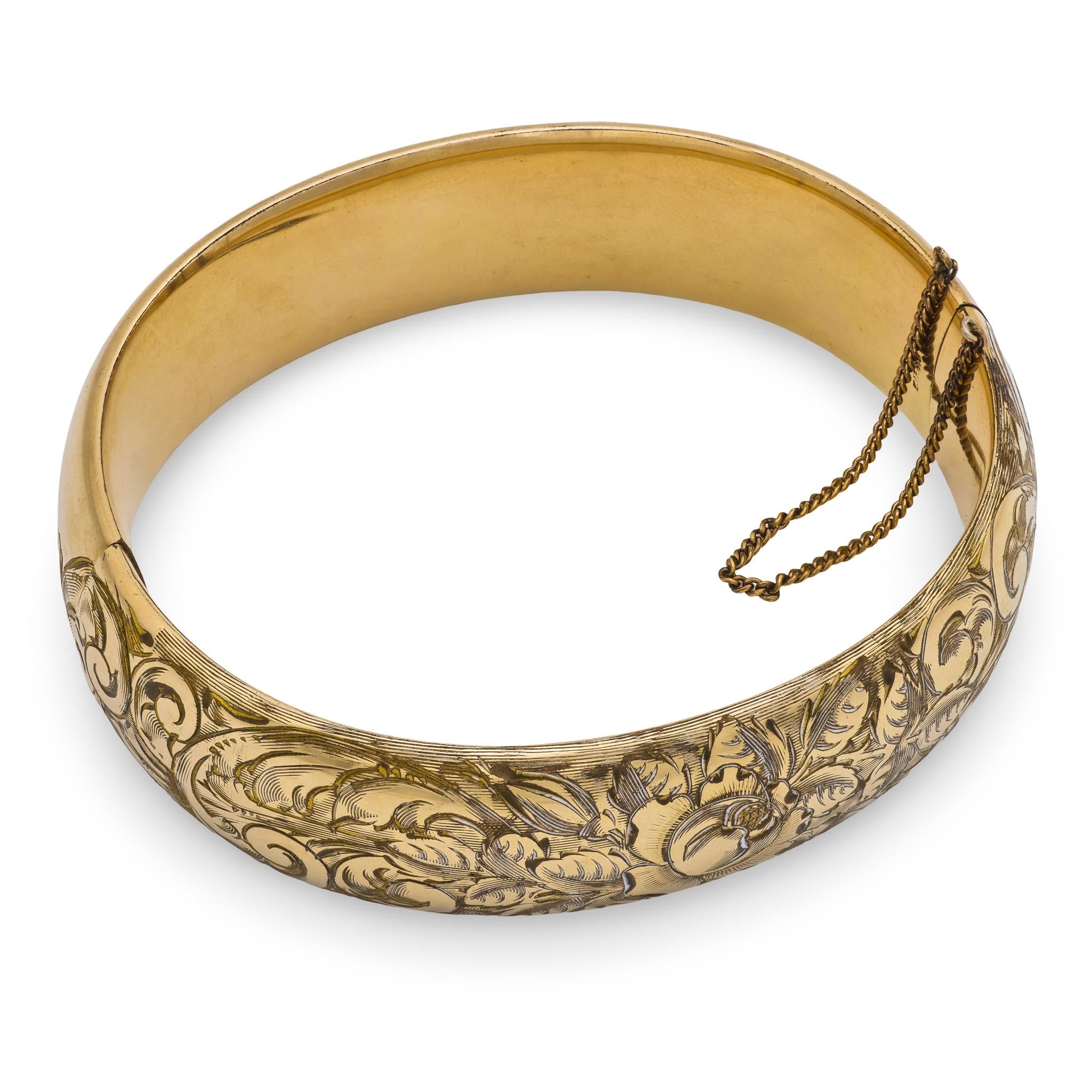 Victorian Gold-Filled Bangle