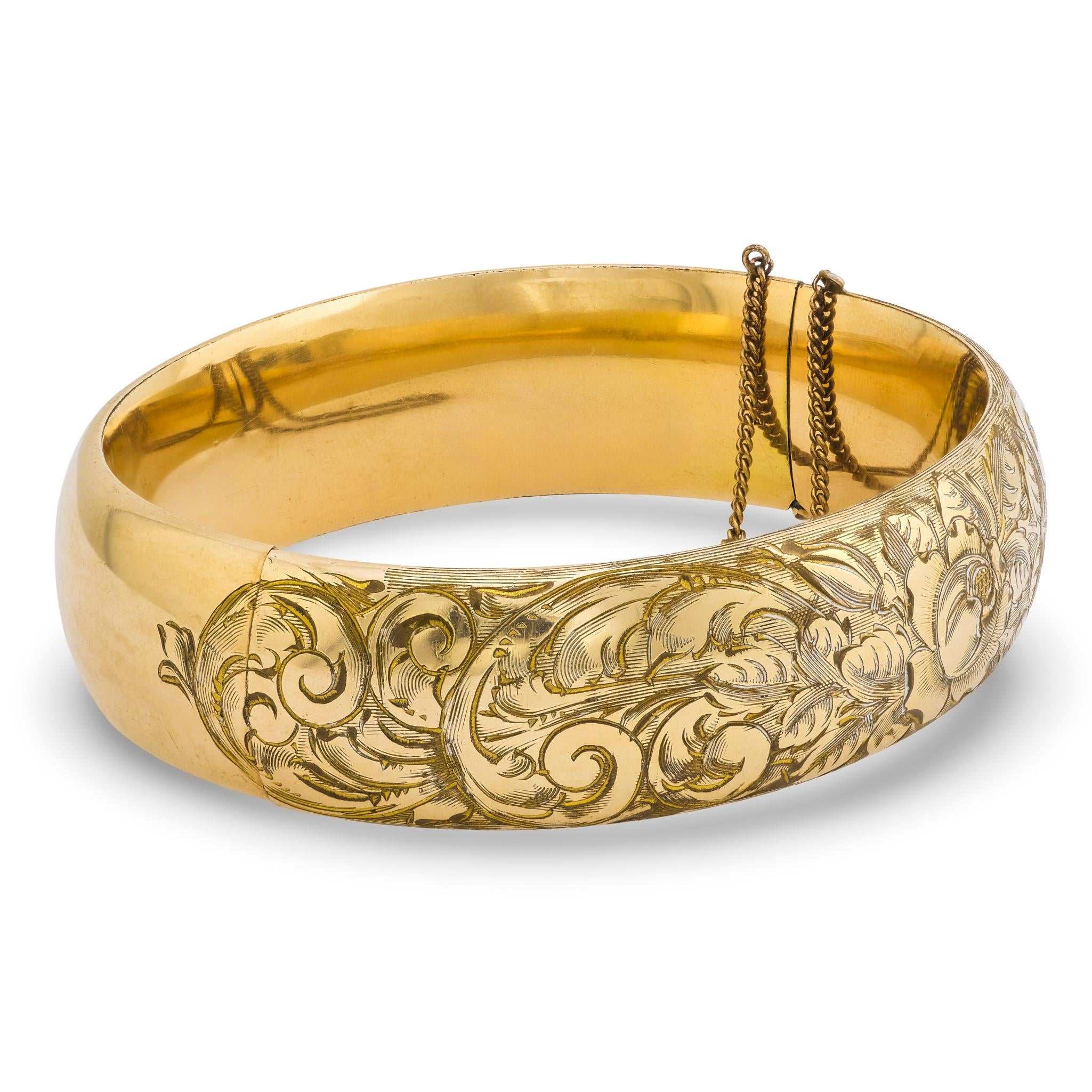 Victorian Gold-Filled Bangle